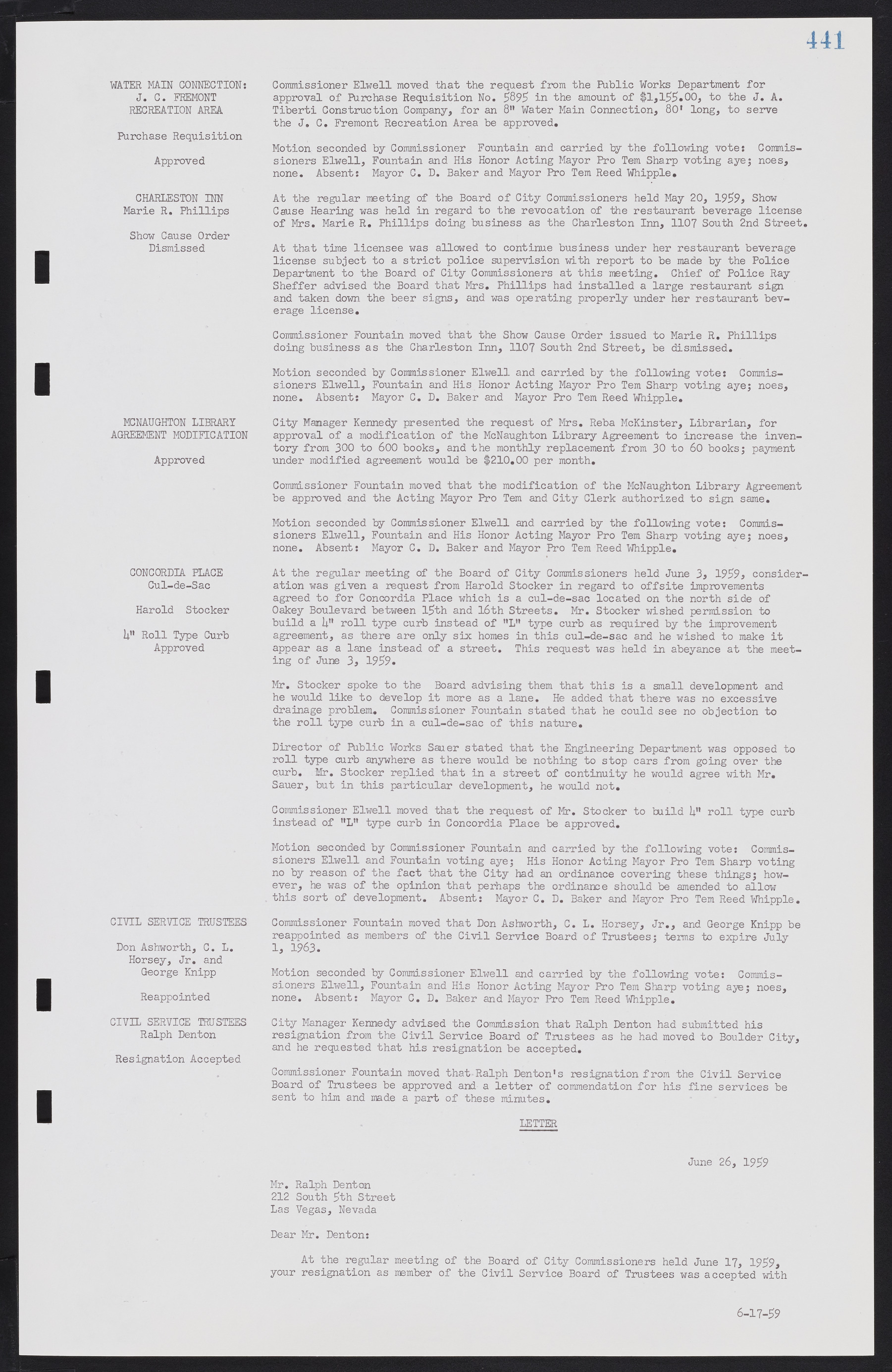 Las Vegas City Commission Minutes, November 20, 1957 to December 2, 1959, lvc000011-477