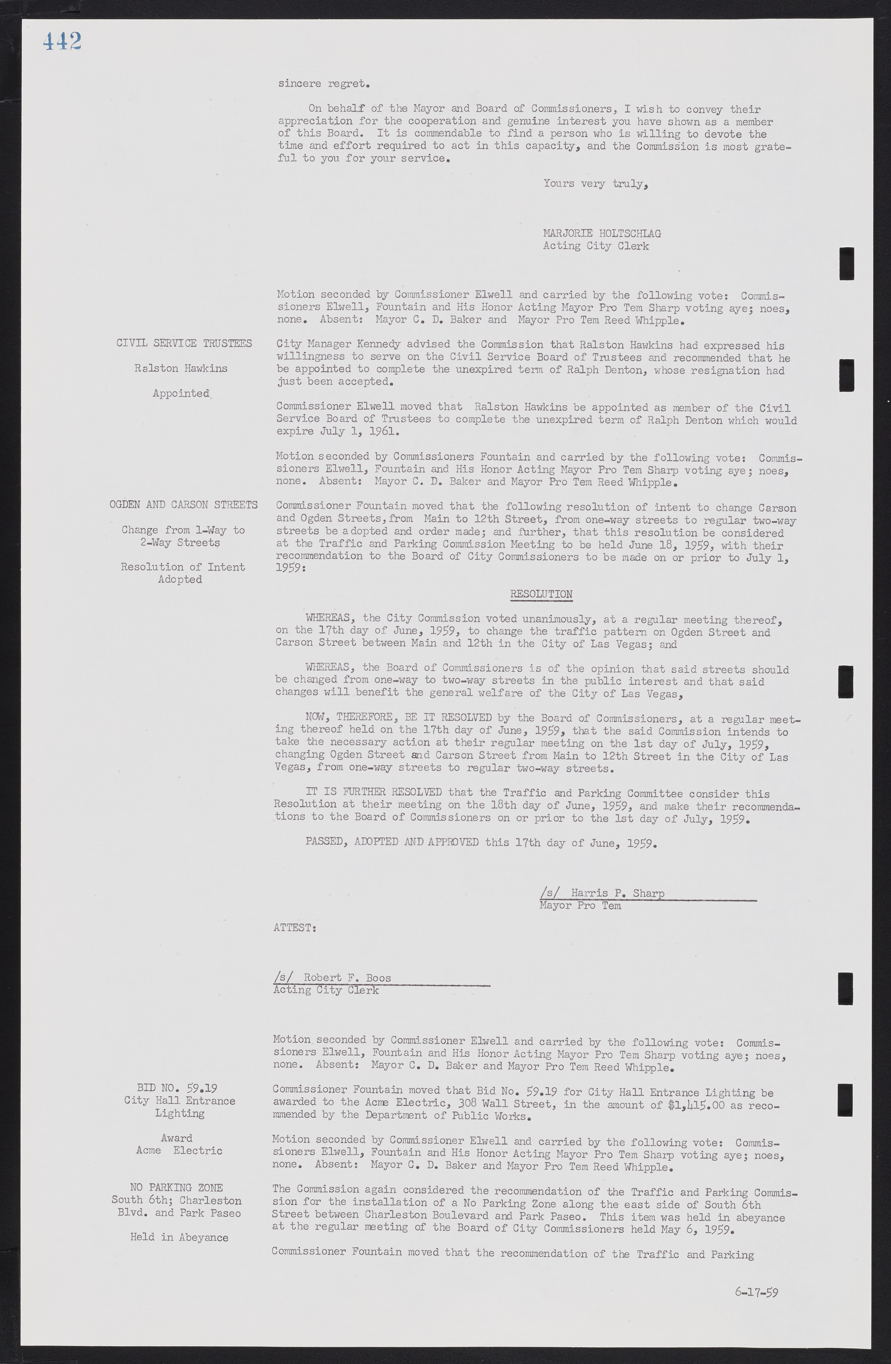 Las Vegas City Commission Minutes, November 20, 1957 to December 2, 1959, lvc000011-478