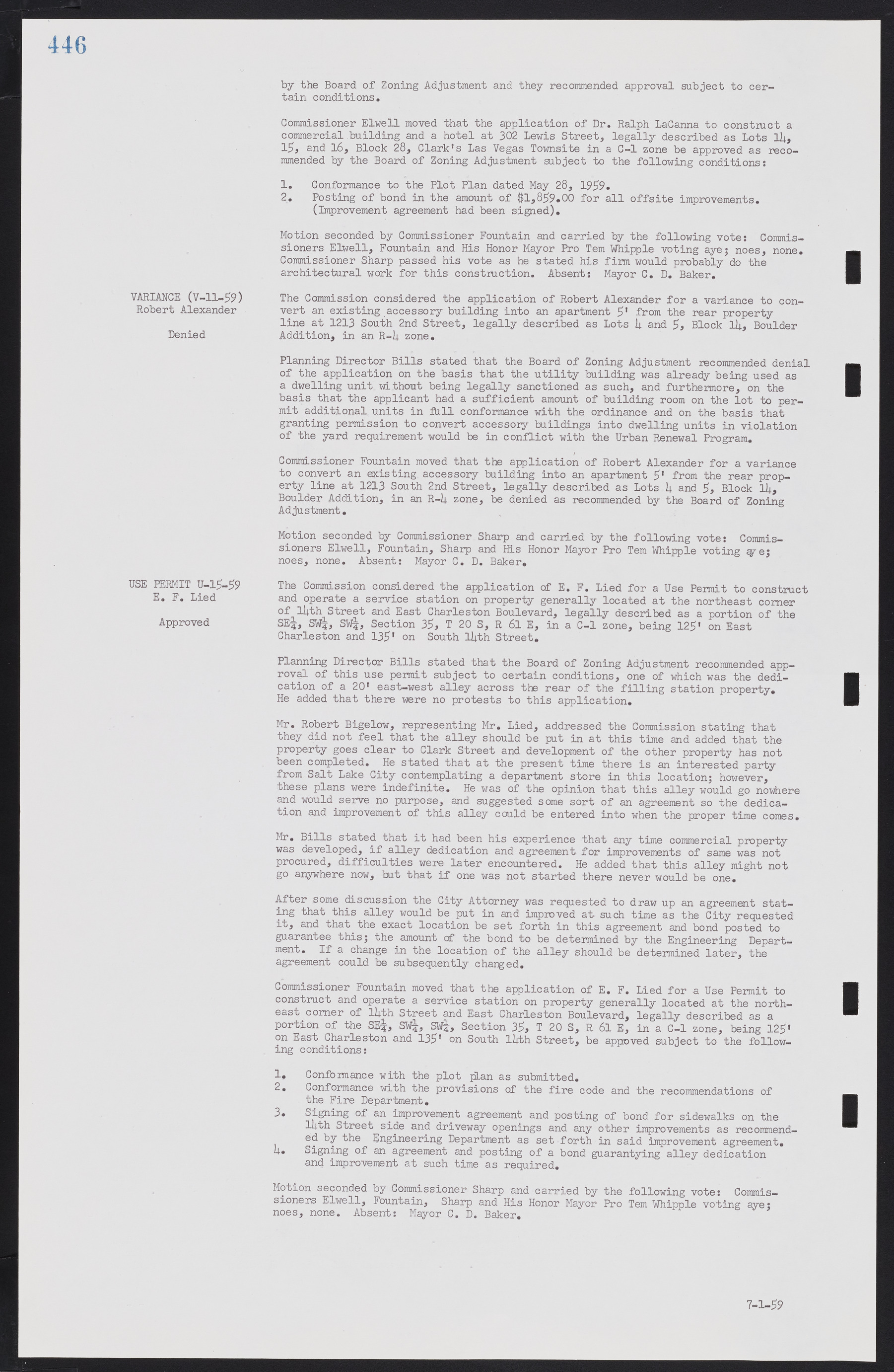 Las Vegas City Commission Minutes, November 20, 1957 to December 2, 1959, lvc000011-482