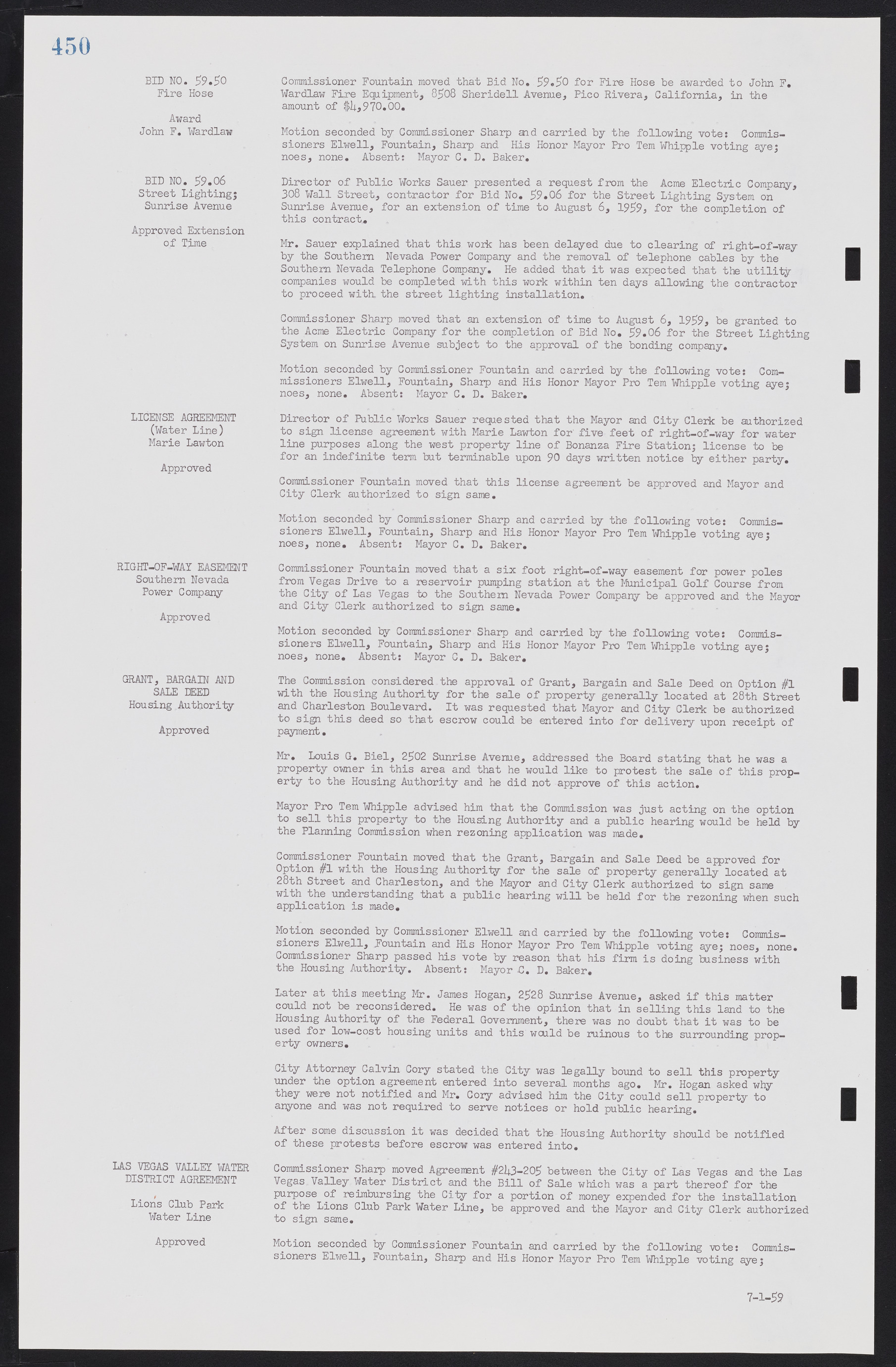 Las Vegas City Commission Minutes, November 20, 1957 to December 2, 1959, lvc000011-486