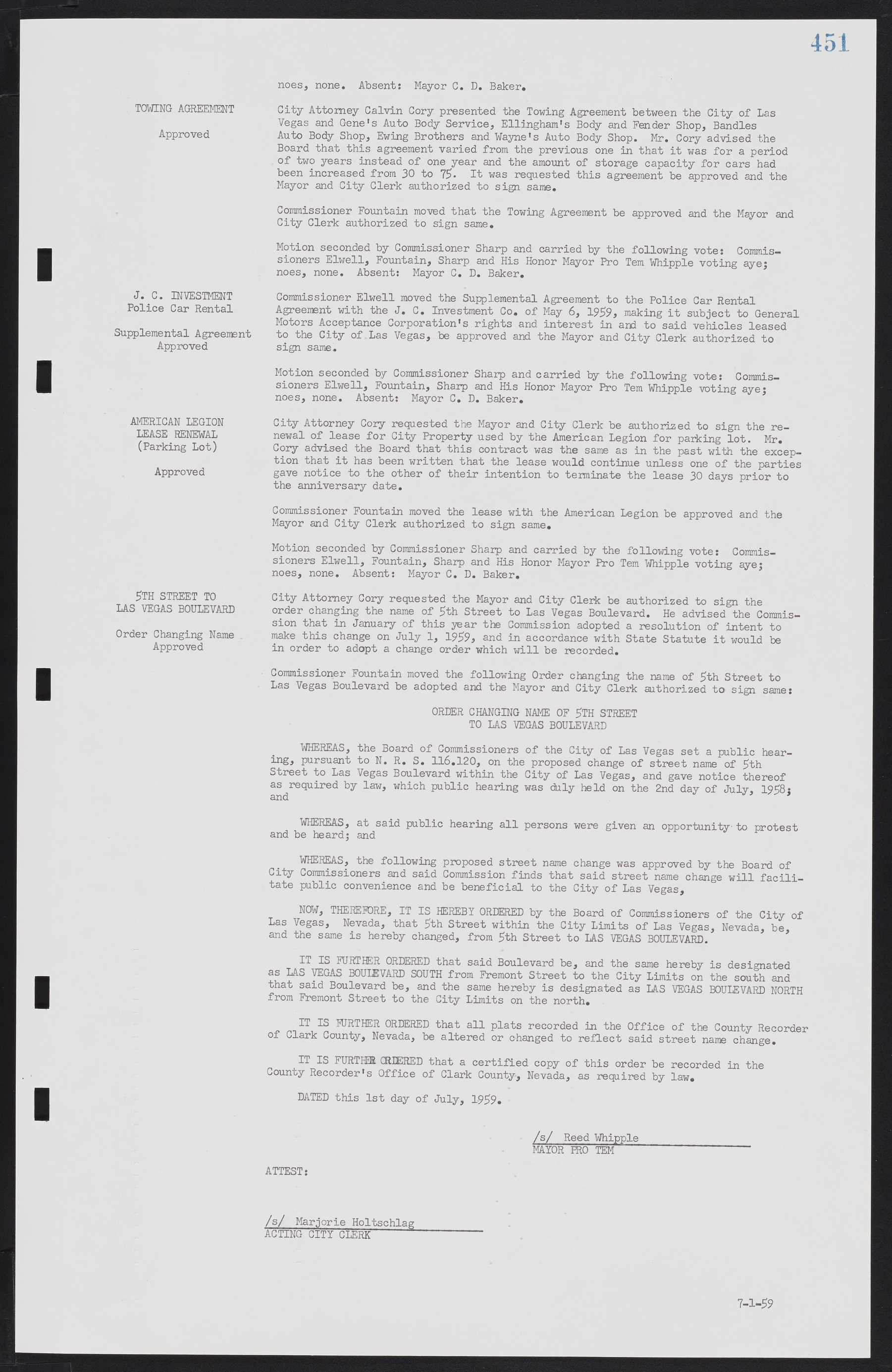 Las Vegas City Commission Minutes, November 20, 1957 to December 2, 1959, lvc000011-487