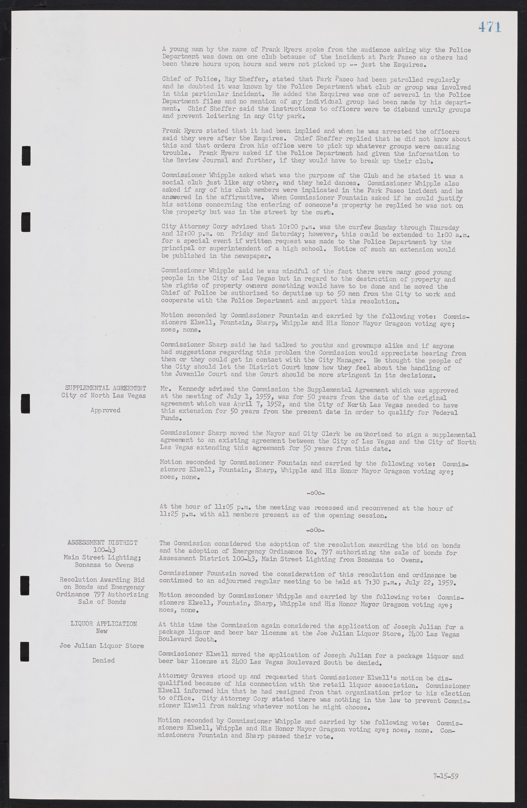 Las Vegas City Commission Minutes, November 20, 1957 to December 2, 1959, lvc000011-507