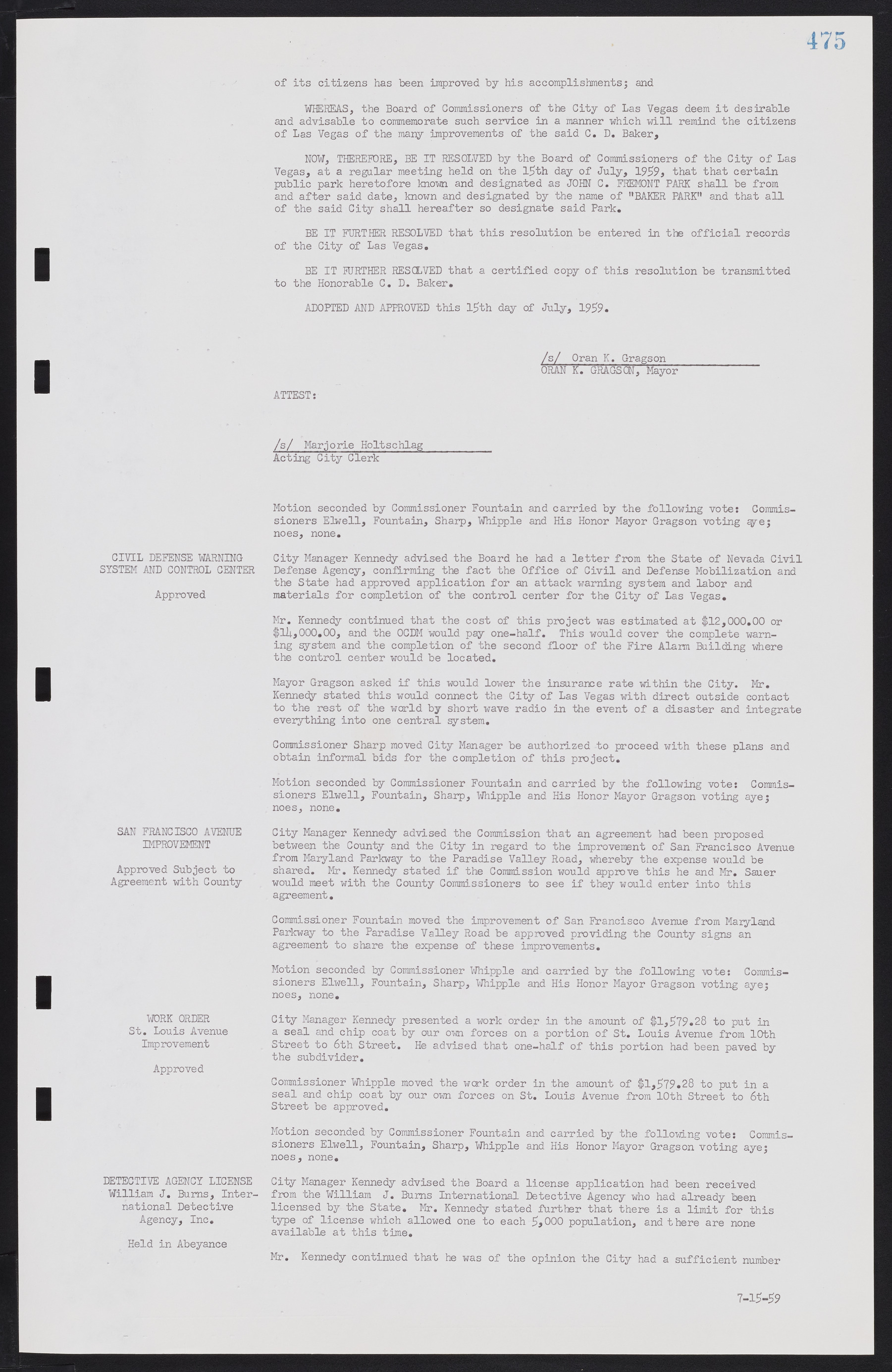 Las Vegas City Commission Minutes, November 20, 1957 to December 2, 1959, lvc000011-511