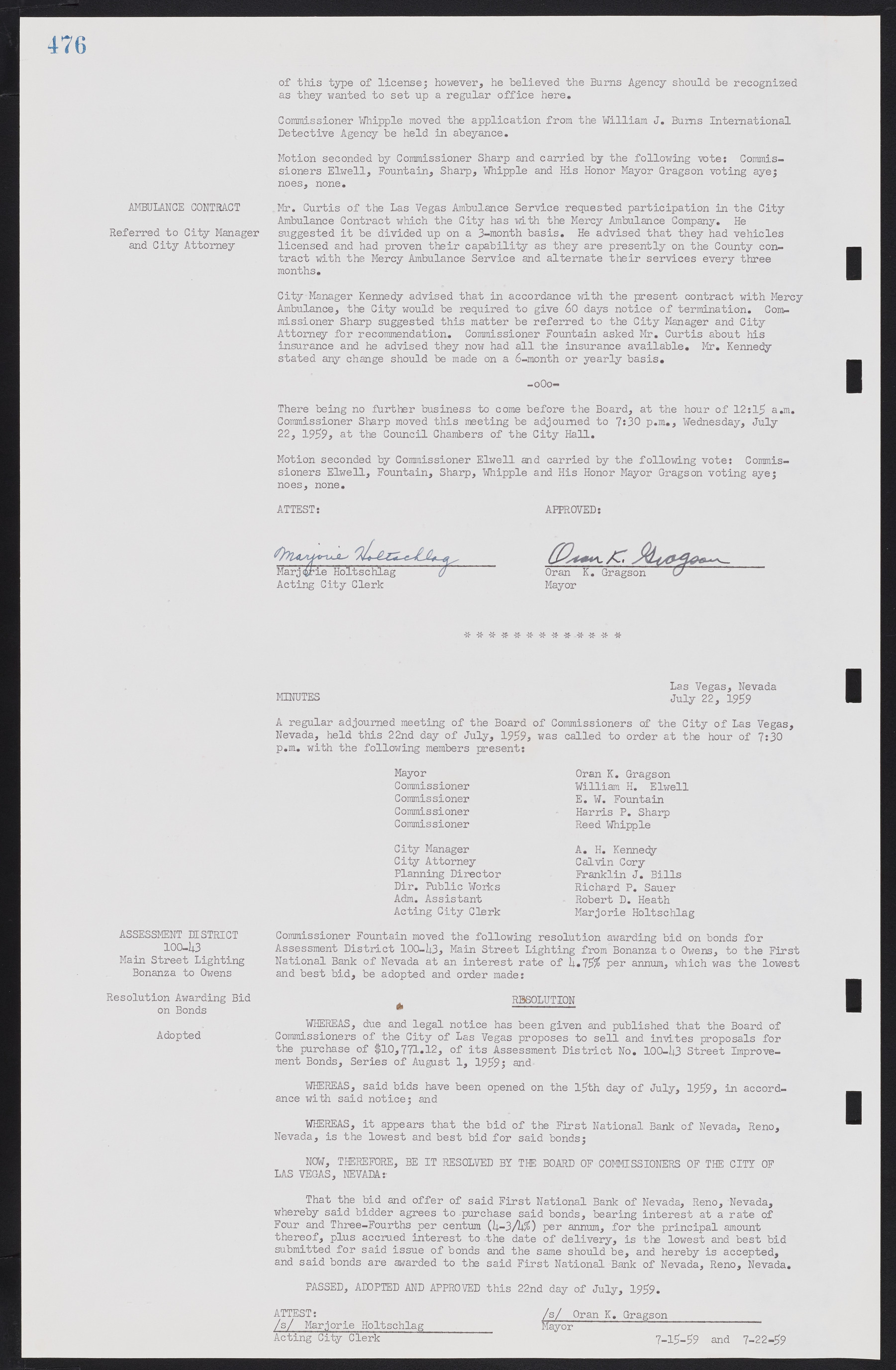 Las Vegas City Commission Minutes, November 20, 1957 to December 2, 1959, lvc000011-512