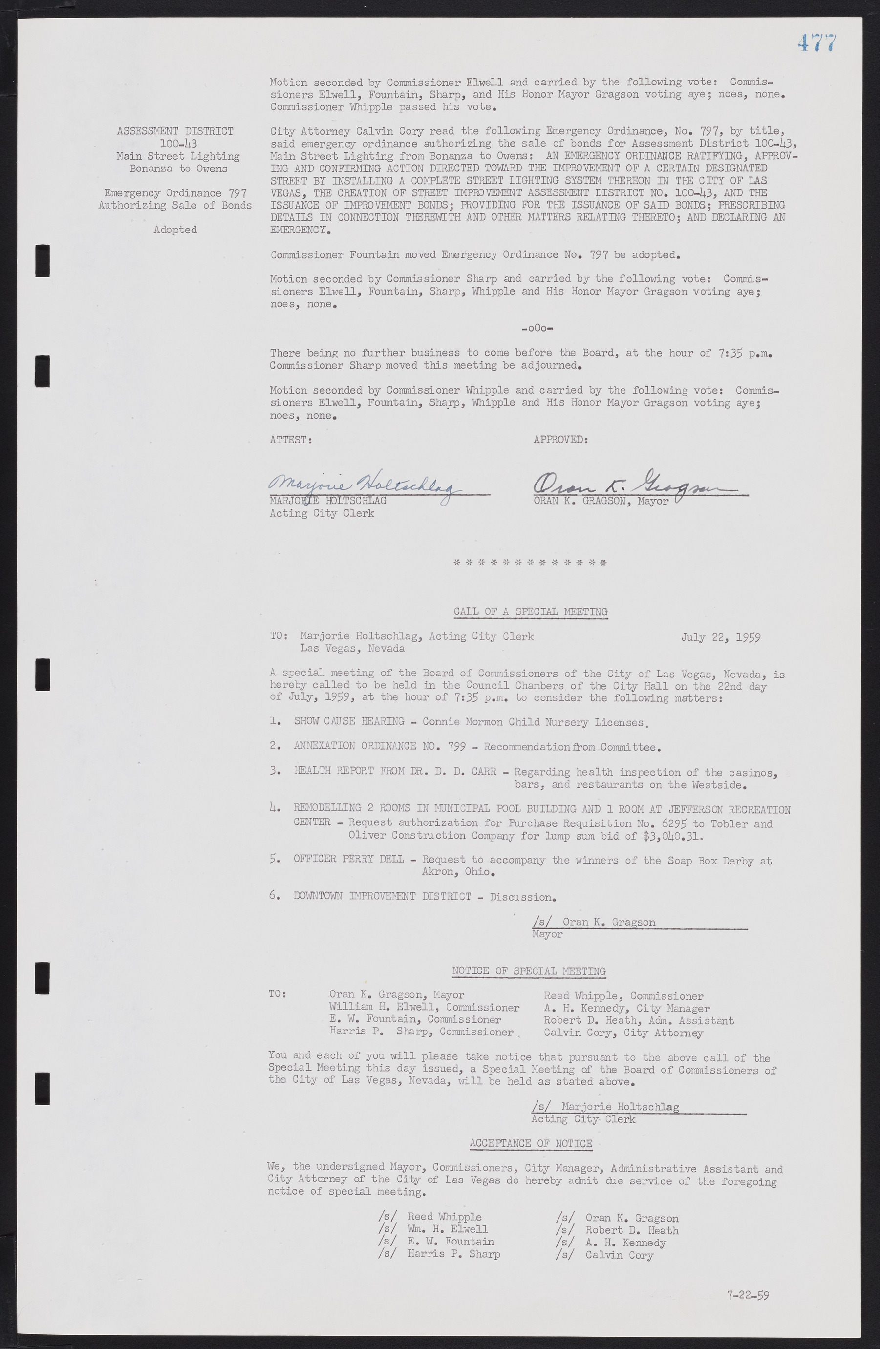 Las Vegas City Commission Minutes, November 20, 1957 to December 2, 1959, lvc000011-513