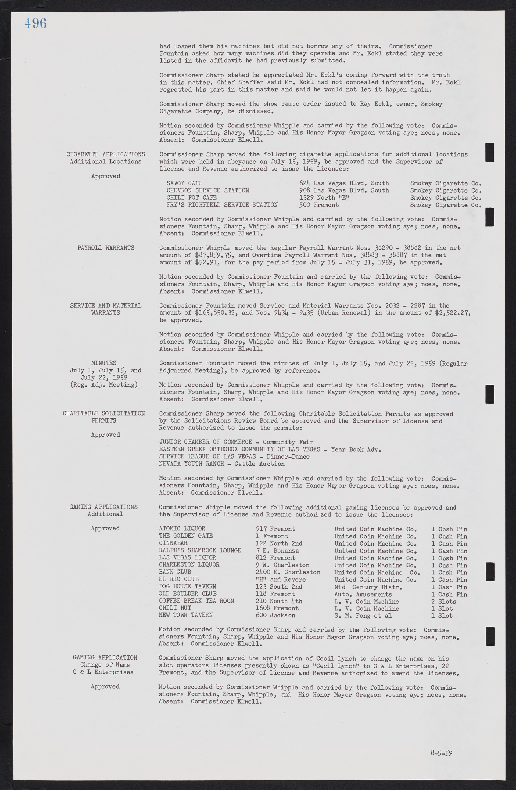 Las Vegas City Commission Minutes, November 20, 1957 to December 2, 1959, lvc000011-532