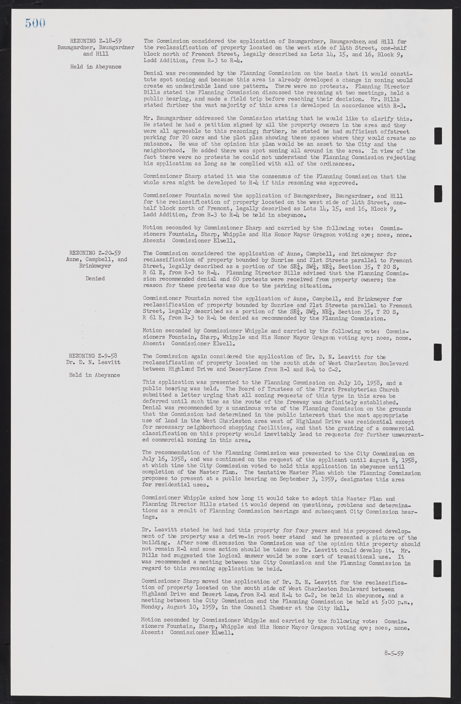 Las Vegas City Commission Minutes, November 20, 1957 to December 2, 1959, lvc000011-536