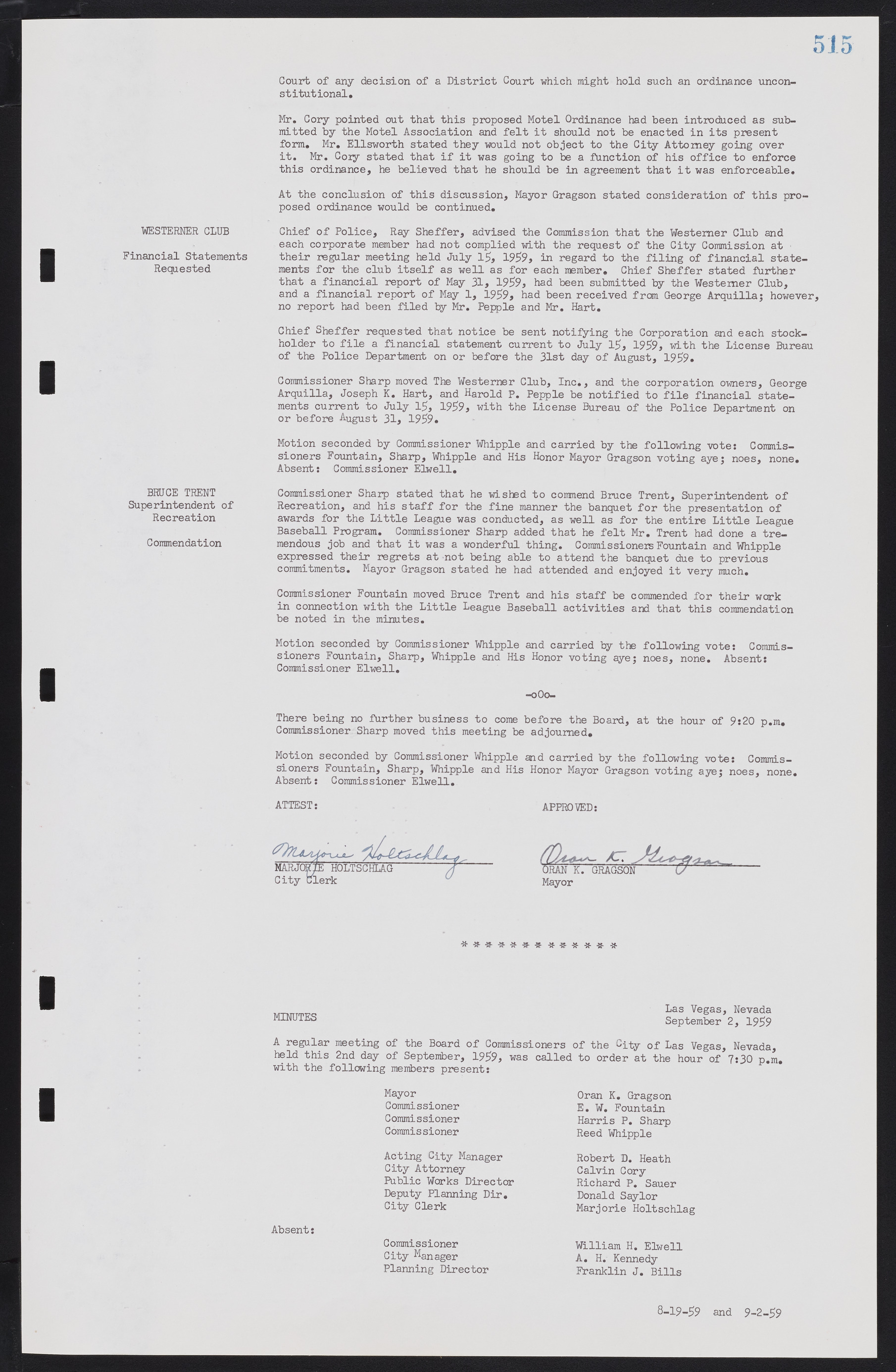 Las Vegas City Commission Minutes, November 20, 1957 to December 2, 1959, lvc000011-551