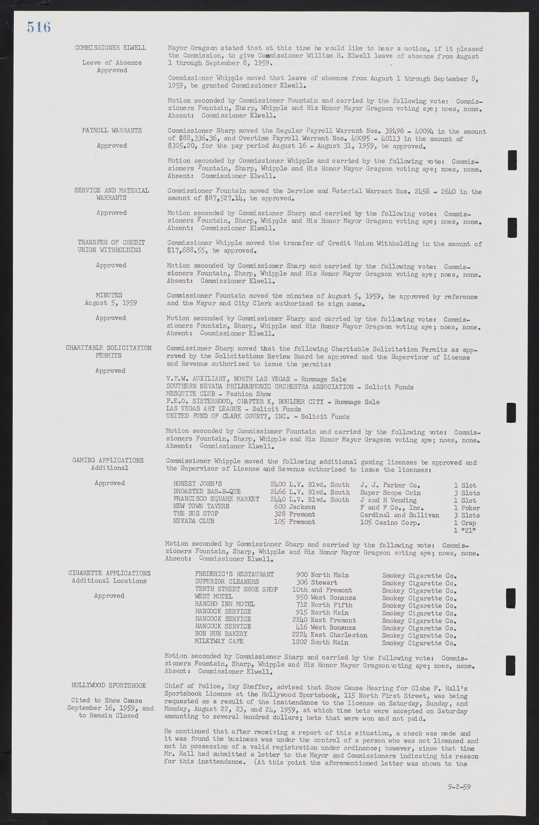 Las Vegas City Commission Minutes, November 20, 1957 to December 2, 1959, lvc000011-552
