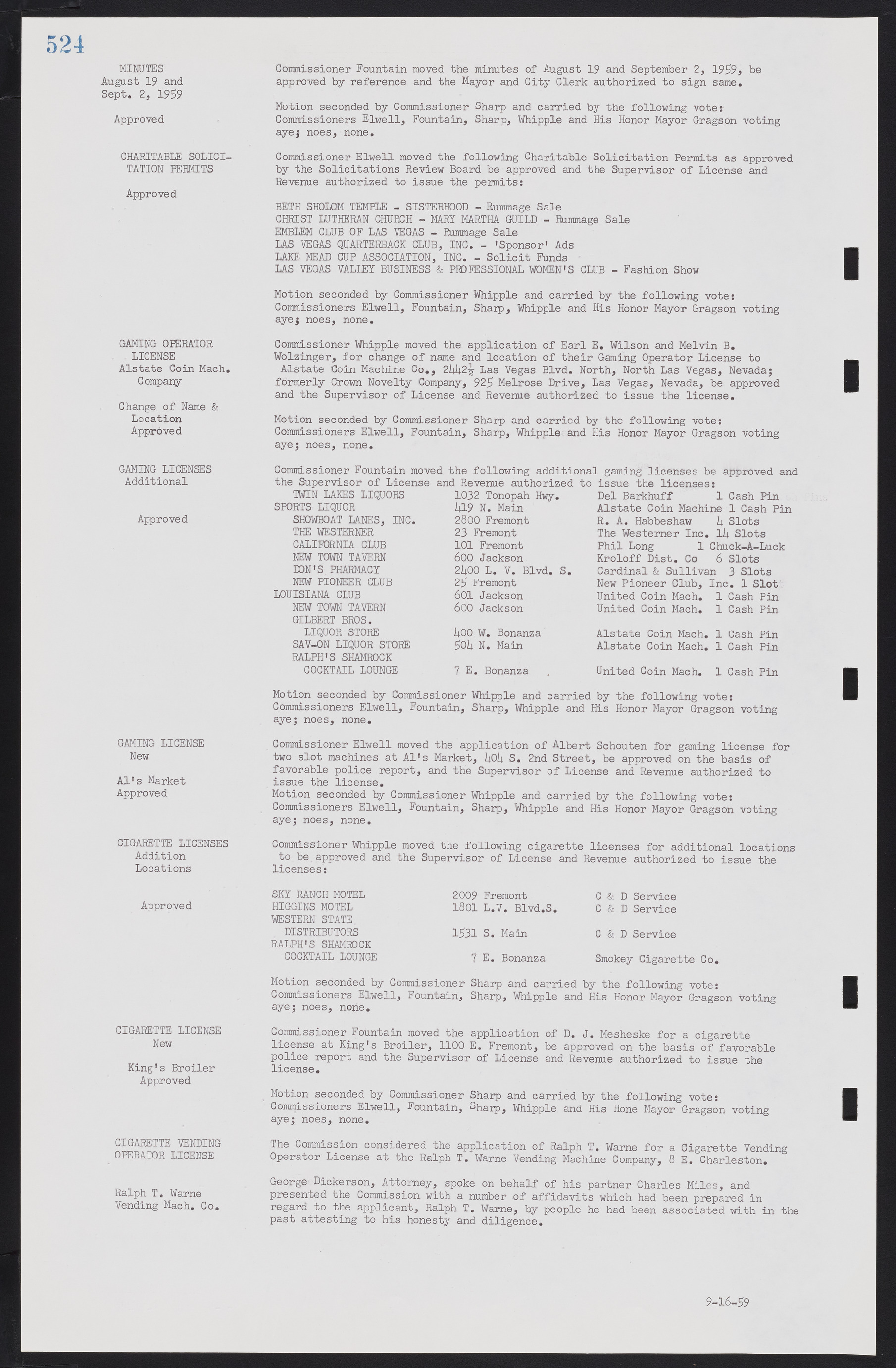 Las Vegas City Commission Minutes, November 20, 1957 to December 2, 1959, lvc000011-560