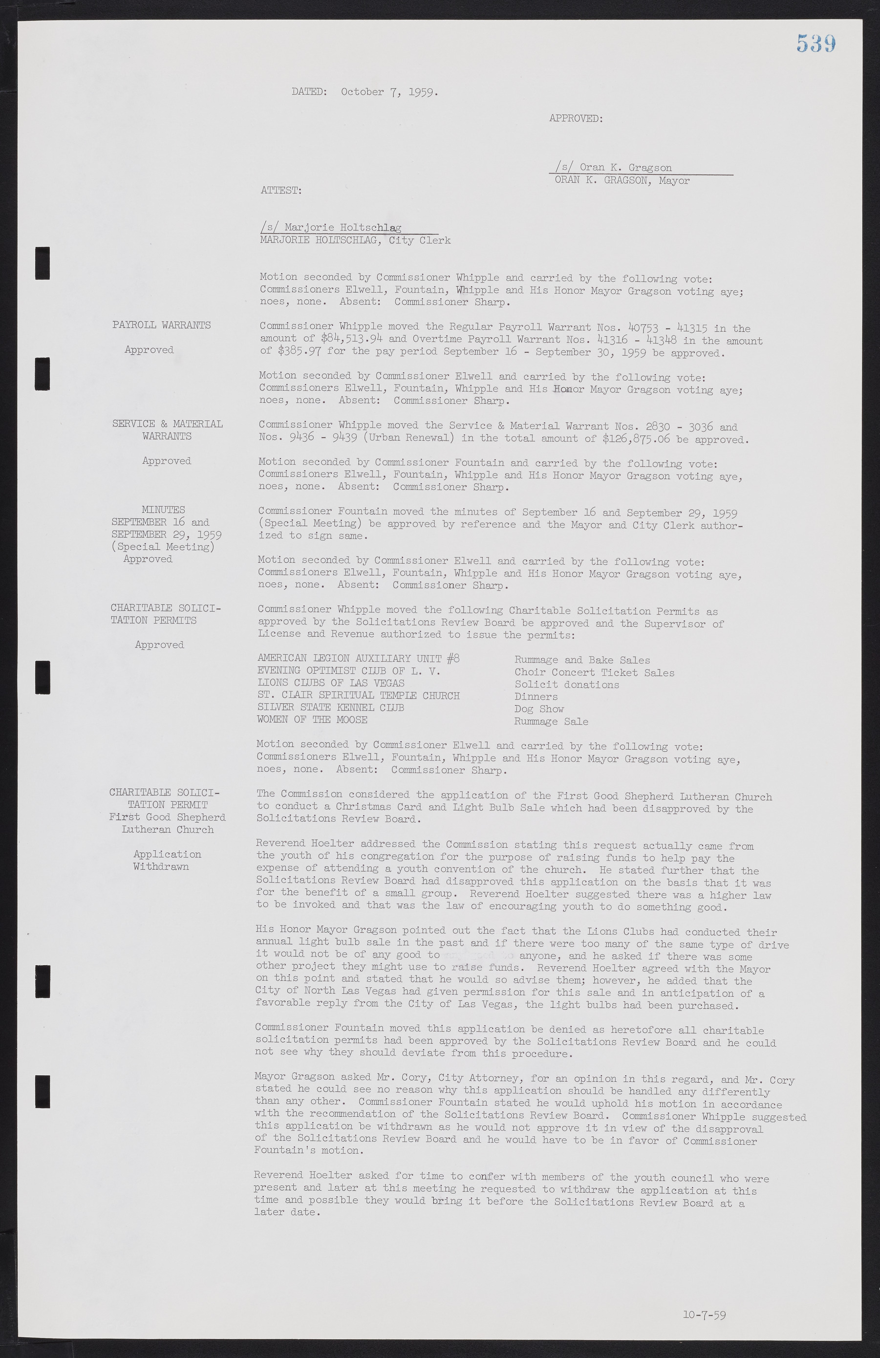 Las Vegas City Commission Minutes, November 20, 1957 to December 2, 1959, lvc000011-575