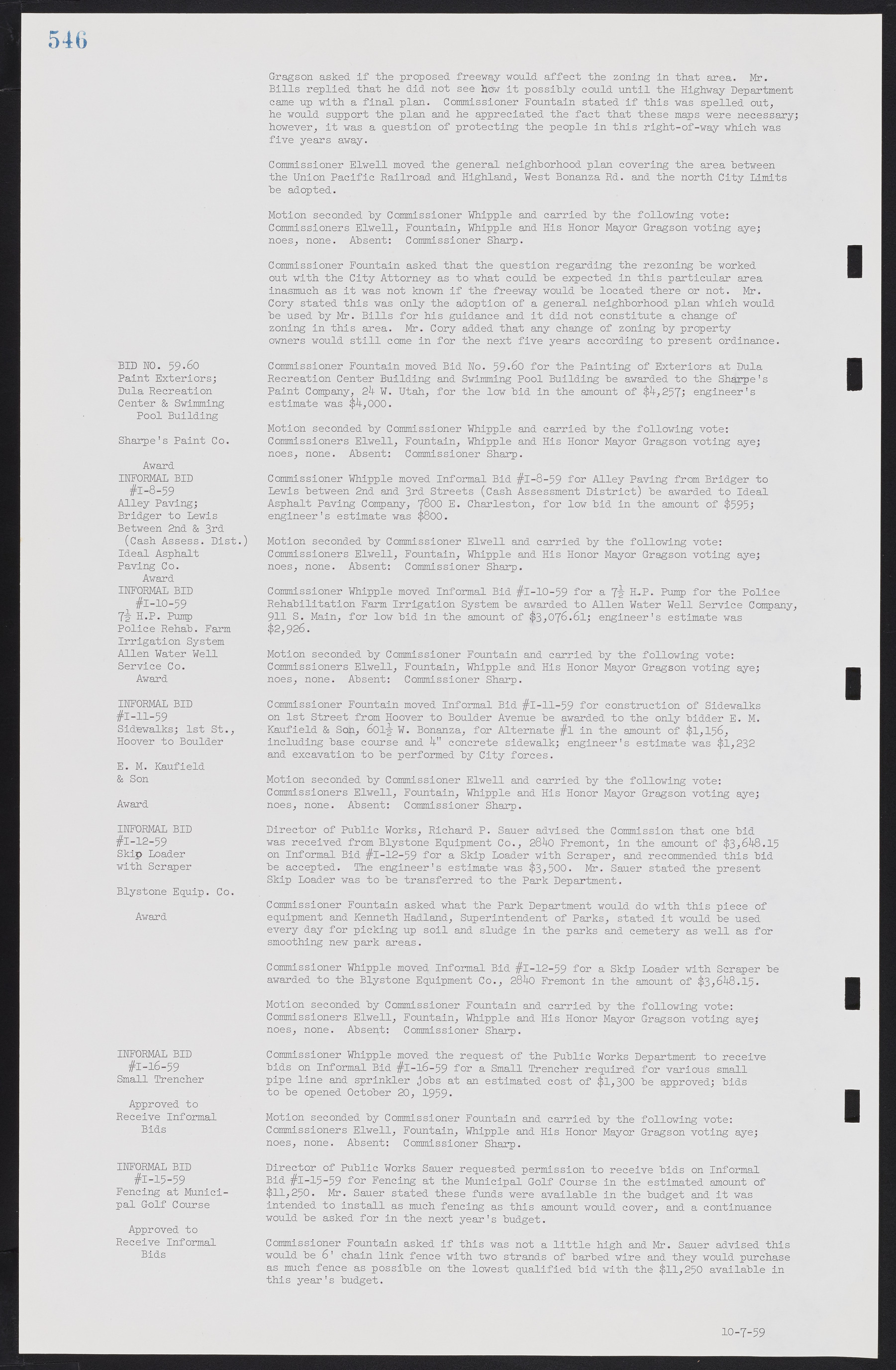 Las Vegas City Commission Minutes, November 20, 1957 to December 2, 1959, lvc000011-582