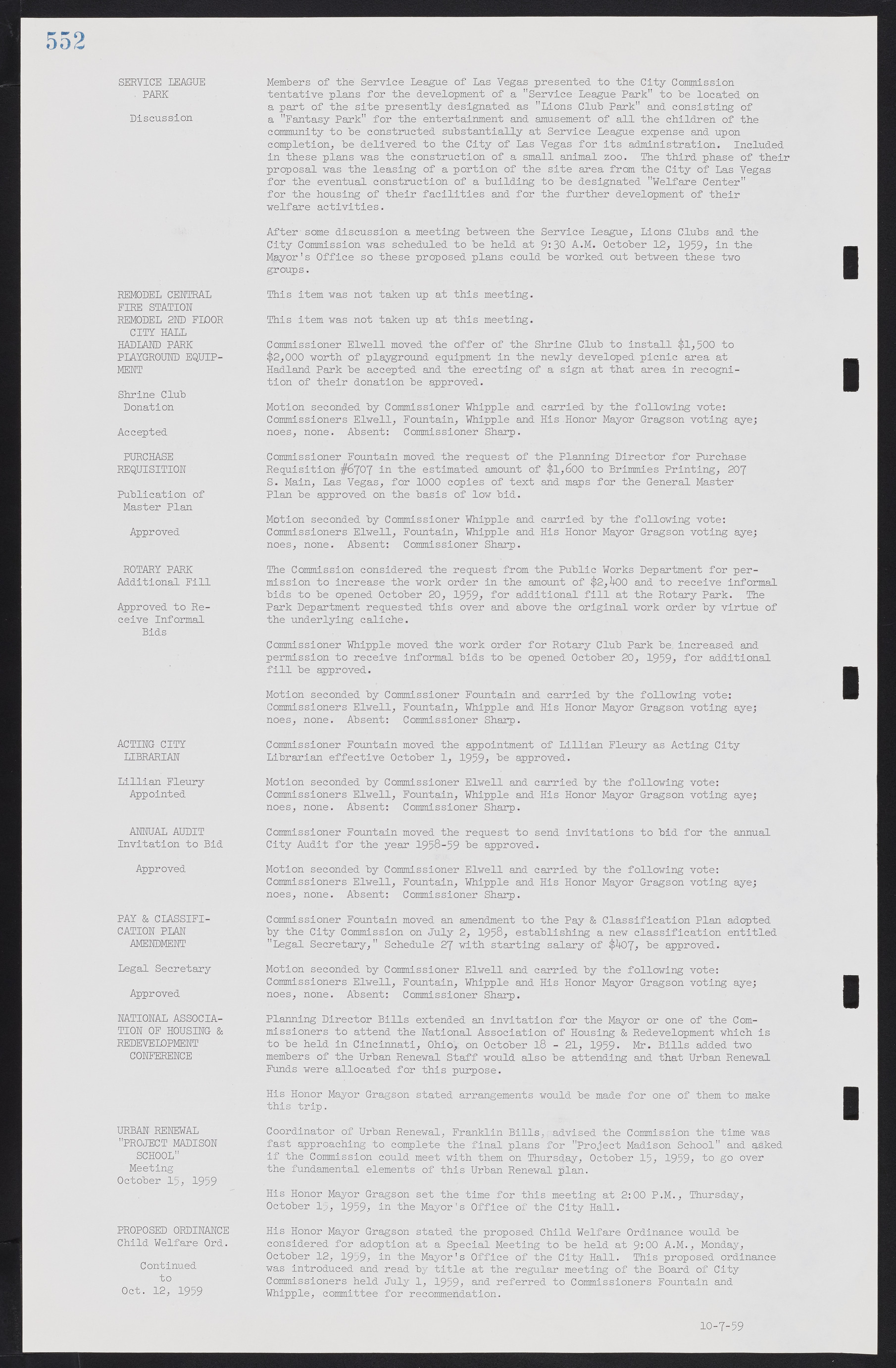 Las Vegas City Commission Minutes, November 20, 1957 to December 2, 1959, lvc000011-588