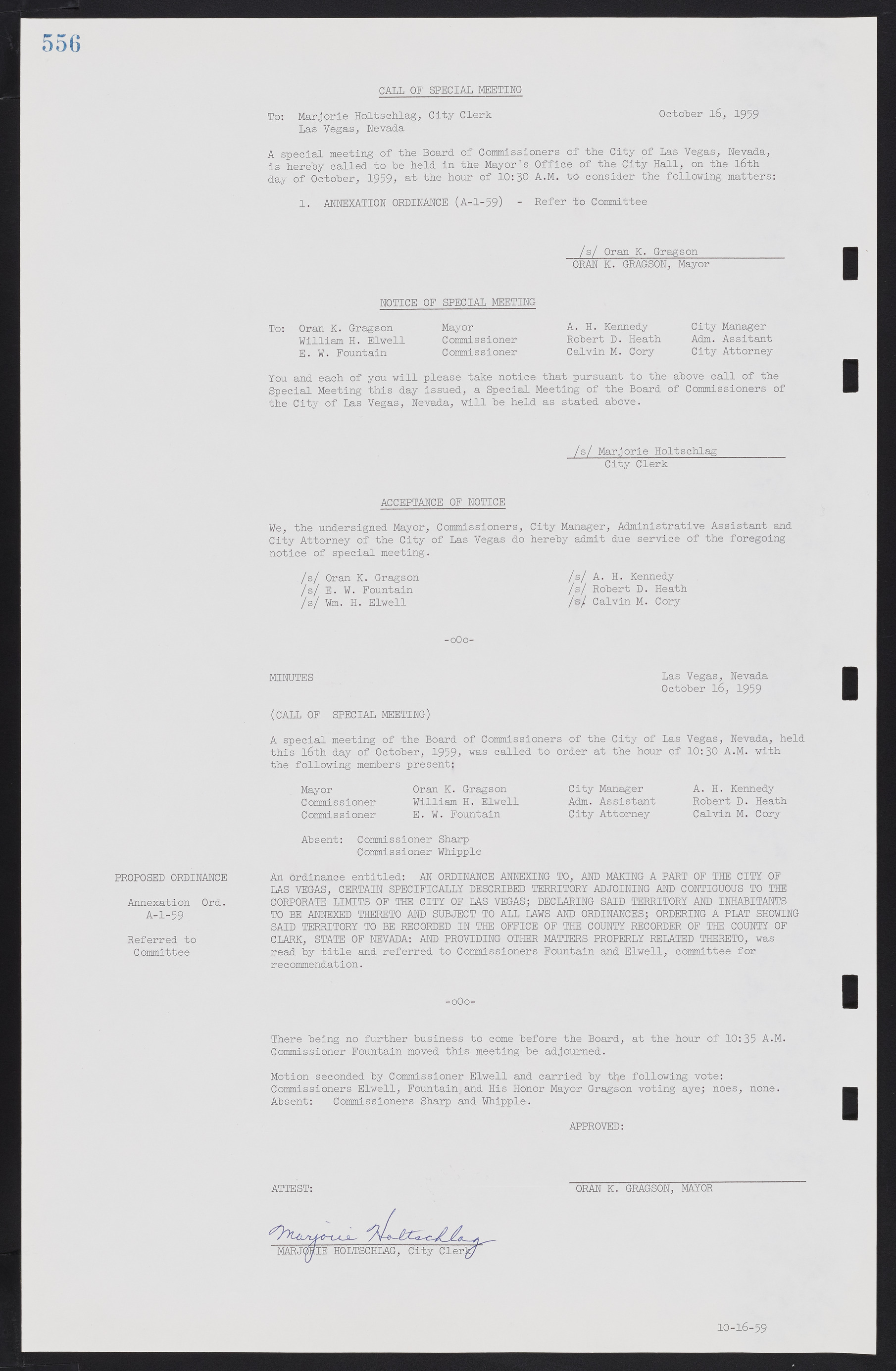 Las Vegas City Commission Minutes, November 20, 1957 to December 2, 1959, lvc000011-592