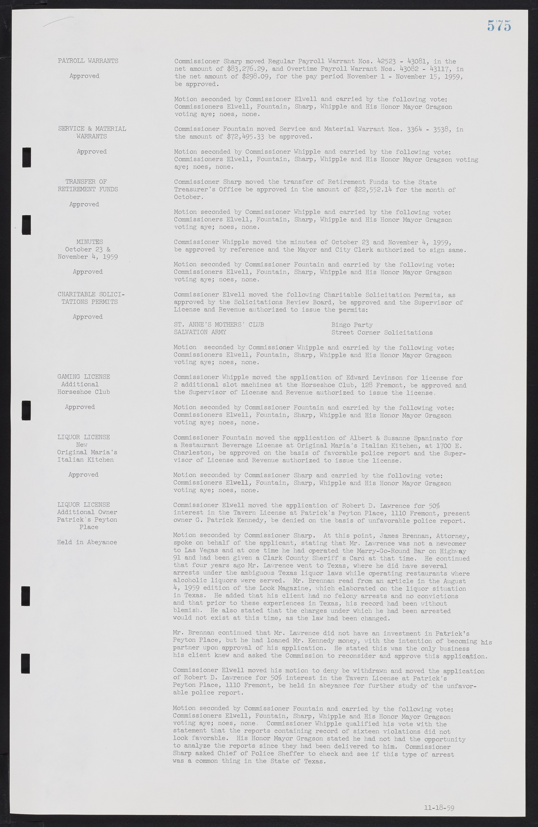 Las Vegas City Commission Minutes, November 20, 1957 to December 2, 1959, lvc000011-611