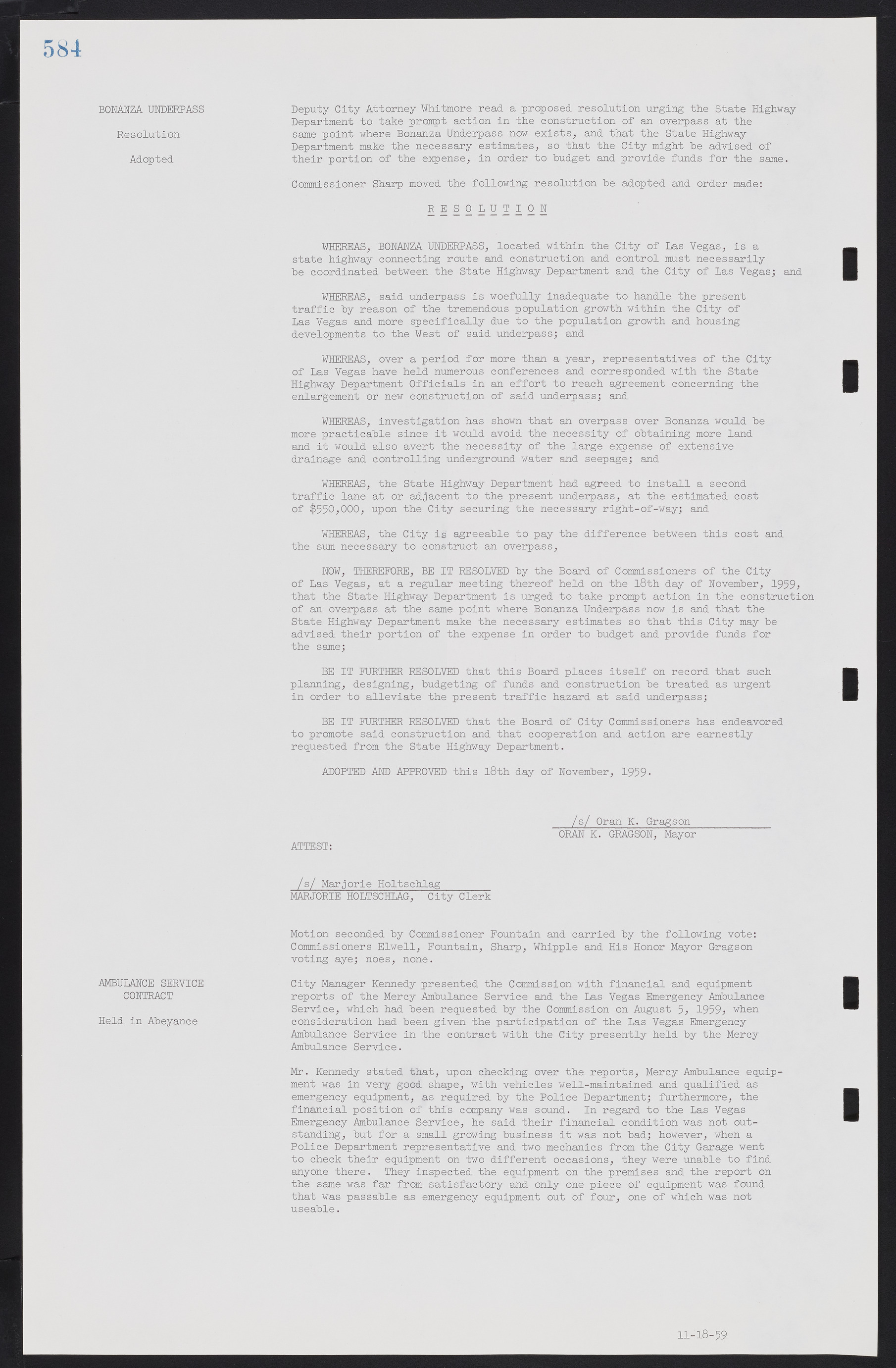 Las Vegas City Commission Minutes, November 20, 1957 to December 2, 1959, lvc000011-620