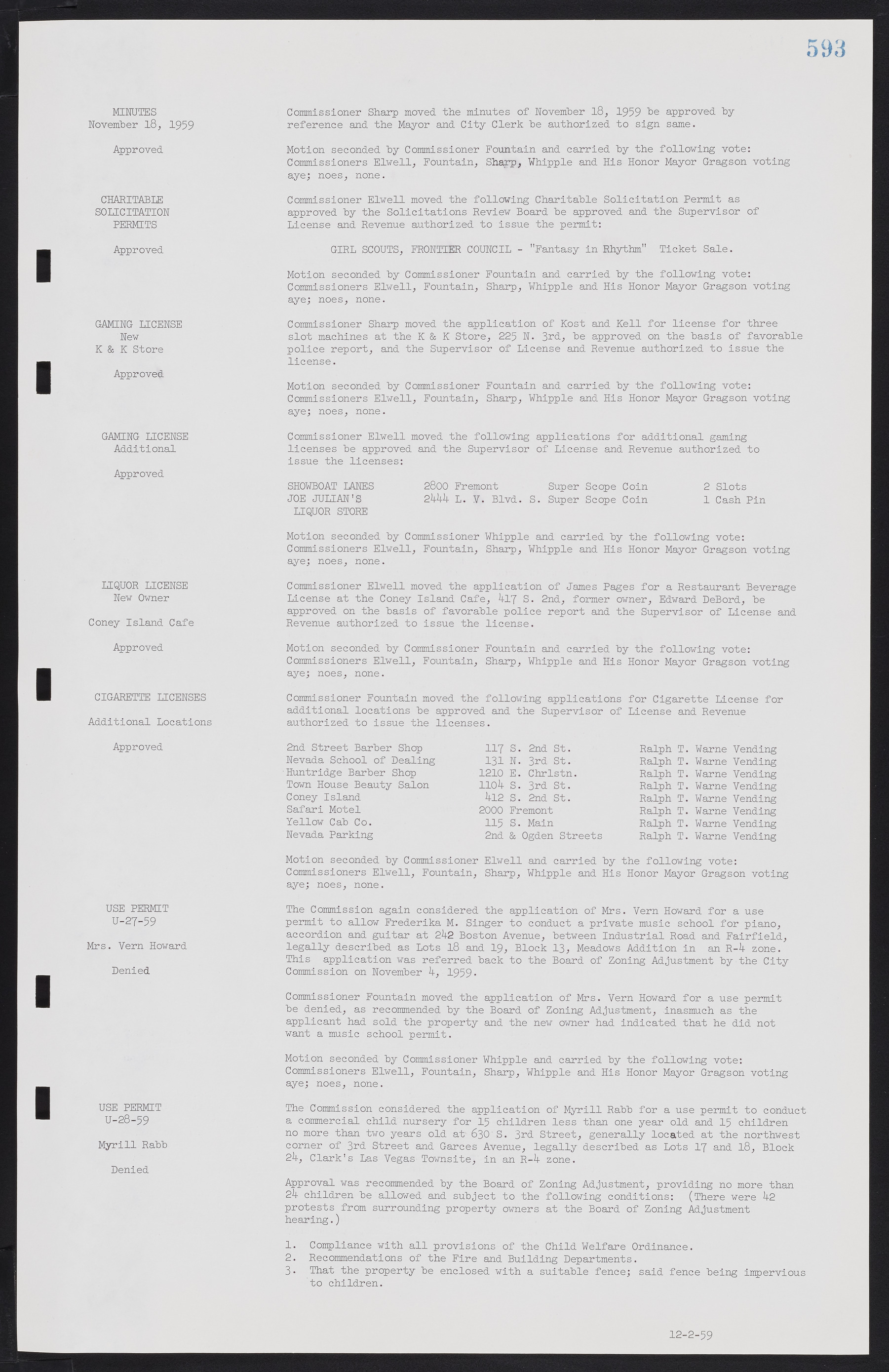 Las Vegas City Commission Minutes, November 20, 1957 to December 2, 1959, lvc000011-629