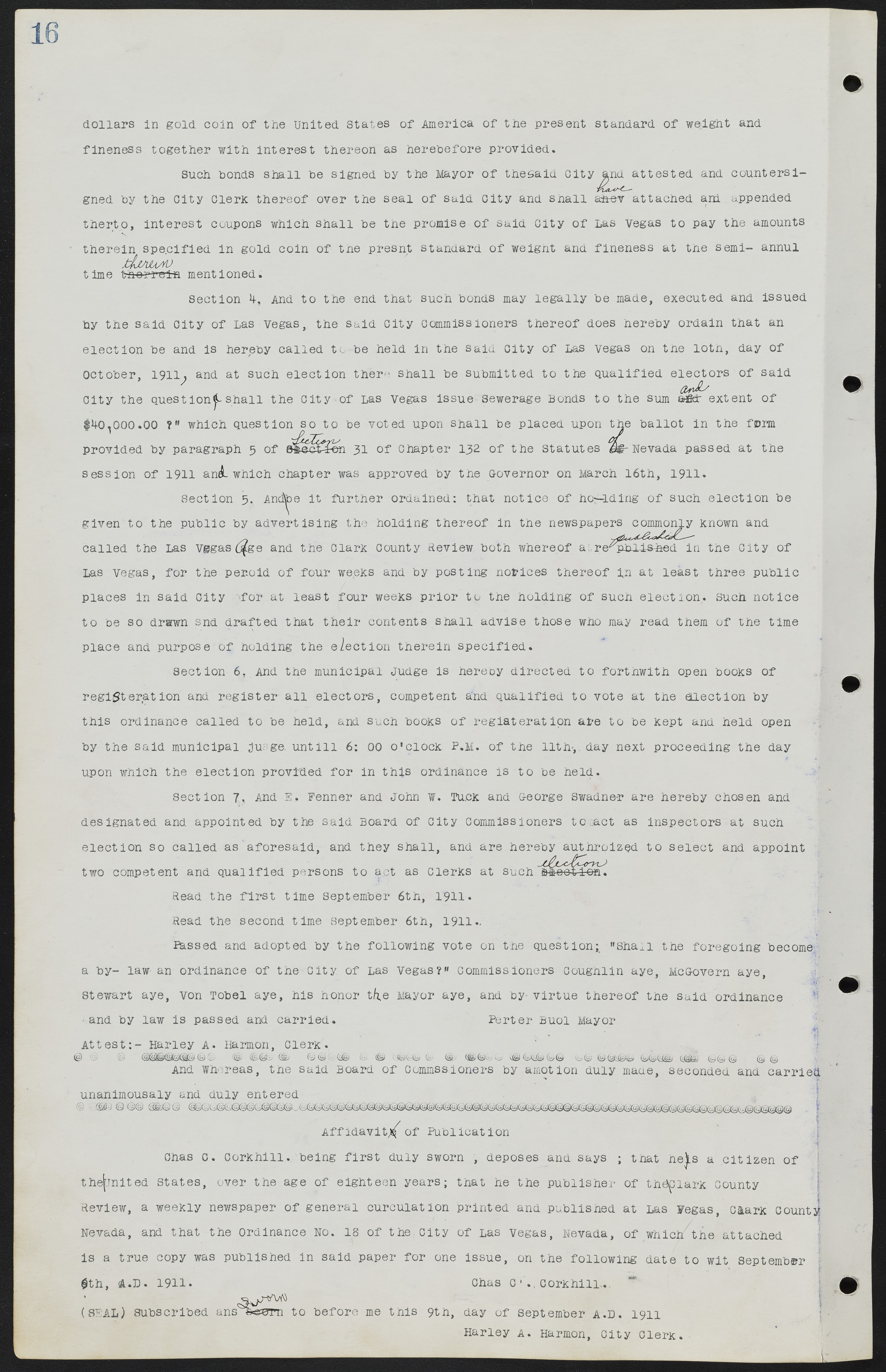 Las Vegas City Ordinances, July 18, 1911 to March 31, 1933, lvc000013-20