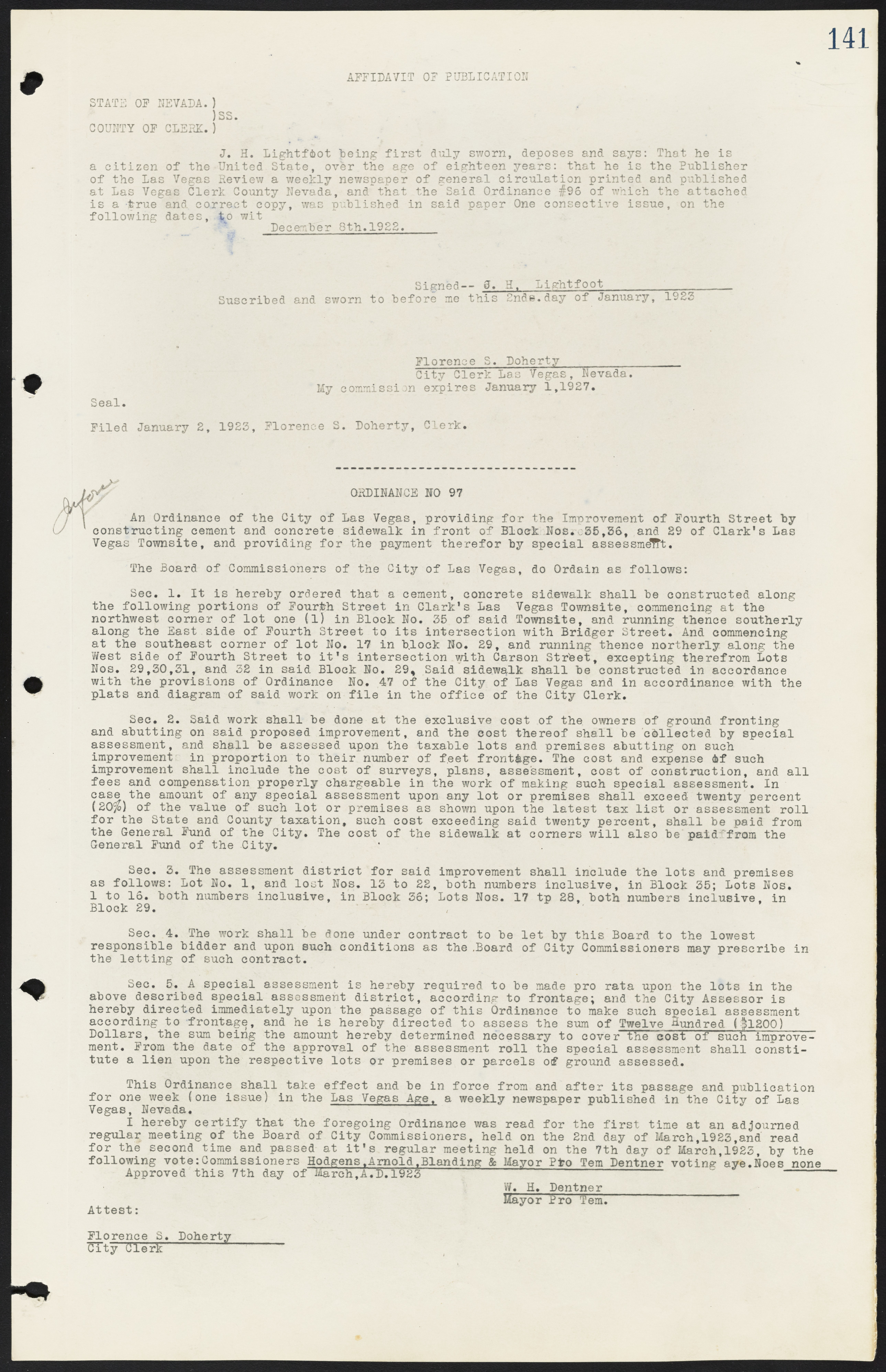 Las Vegas City Ordinances, July 18, 1911 to March 31, 1933, lvc000013-145