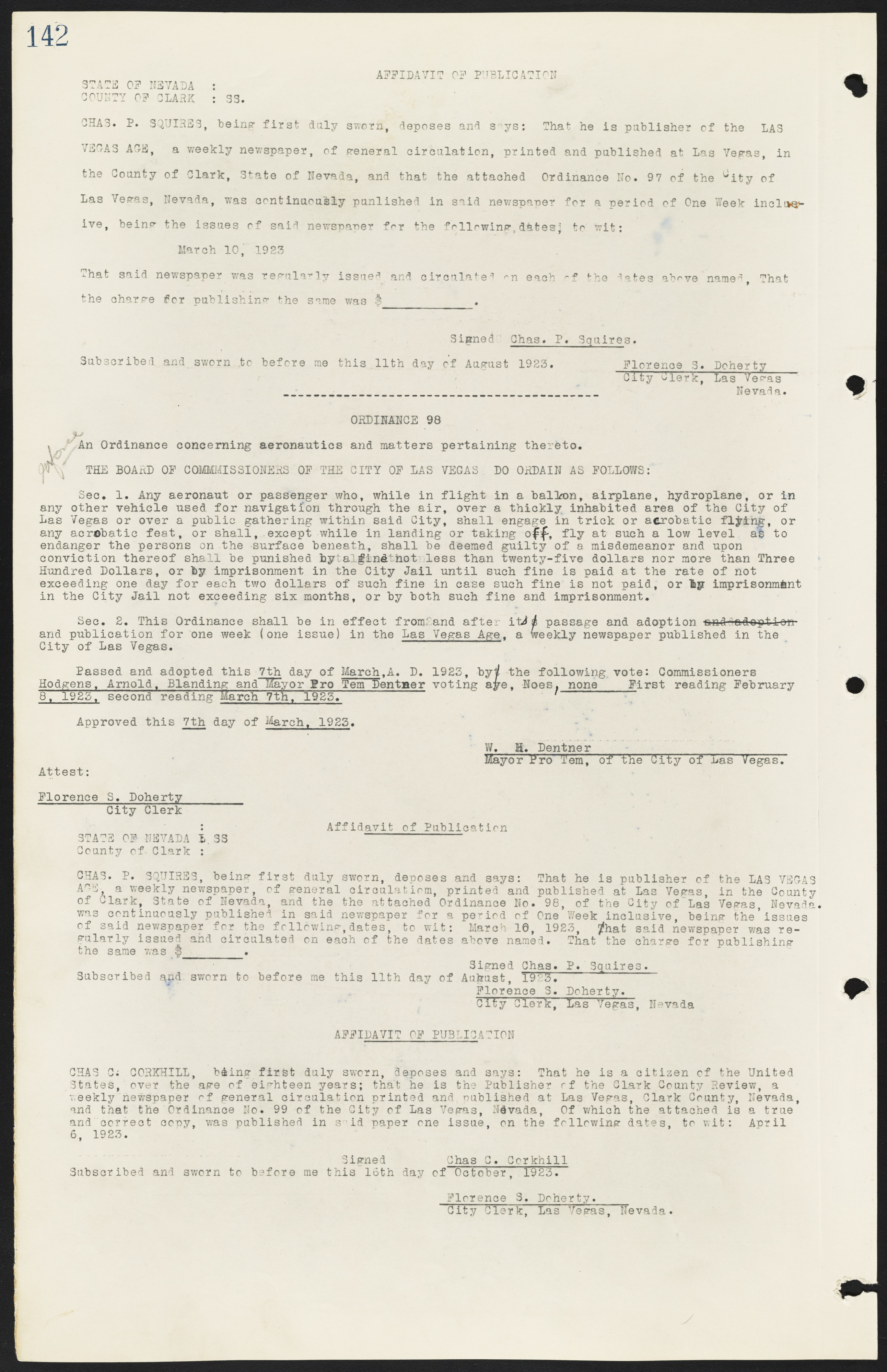 Las Vegas City Ordinances, July 18, 1911 to March 31, 1933, lvc000013-146
