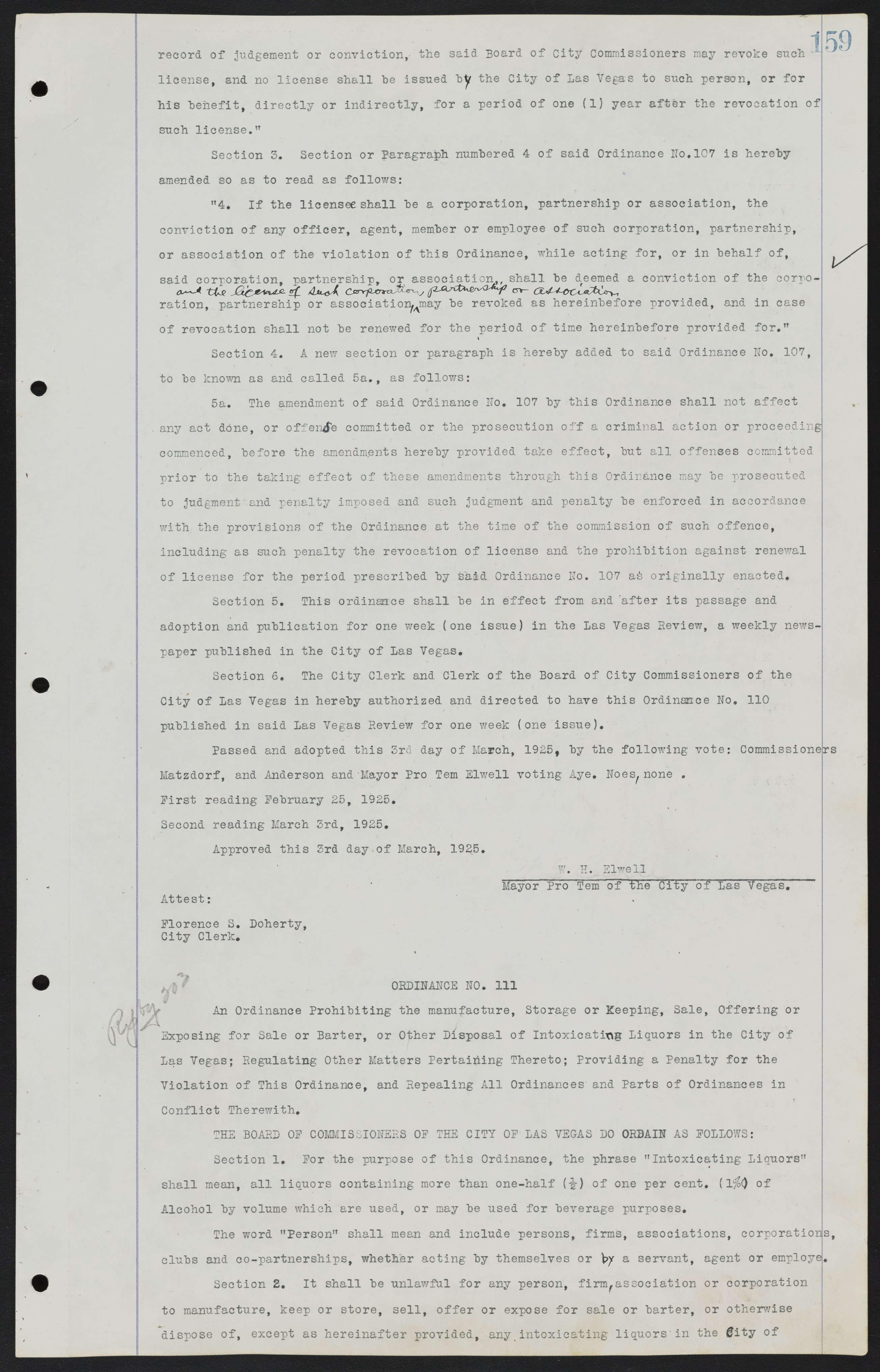 Las Vegas City Ordinances, July 18, 1911 to March 31, 1933, lvc000013-163
