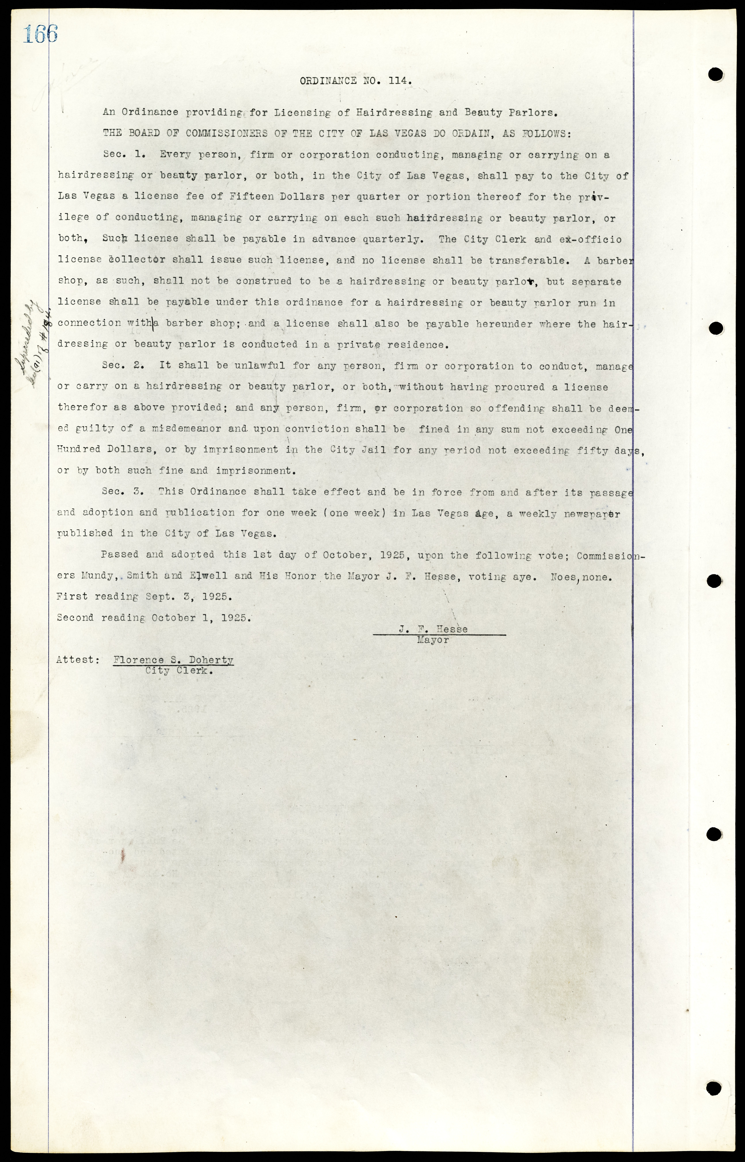 Las Vegas City Ordinances, July 18, 1911 to March 31, 1933, lvc000013-170