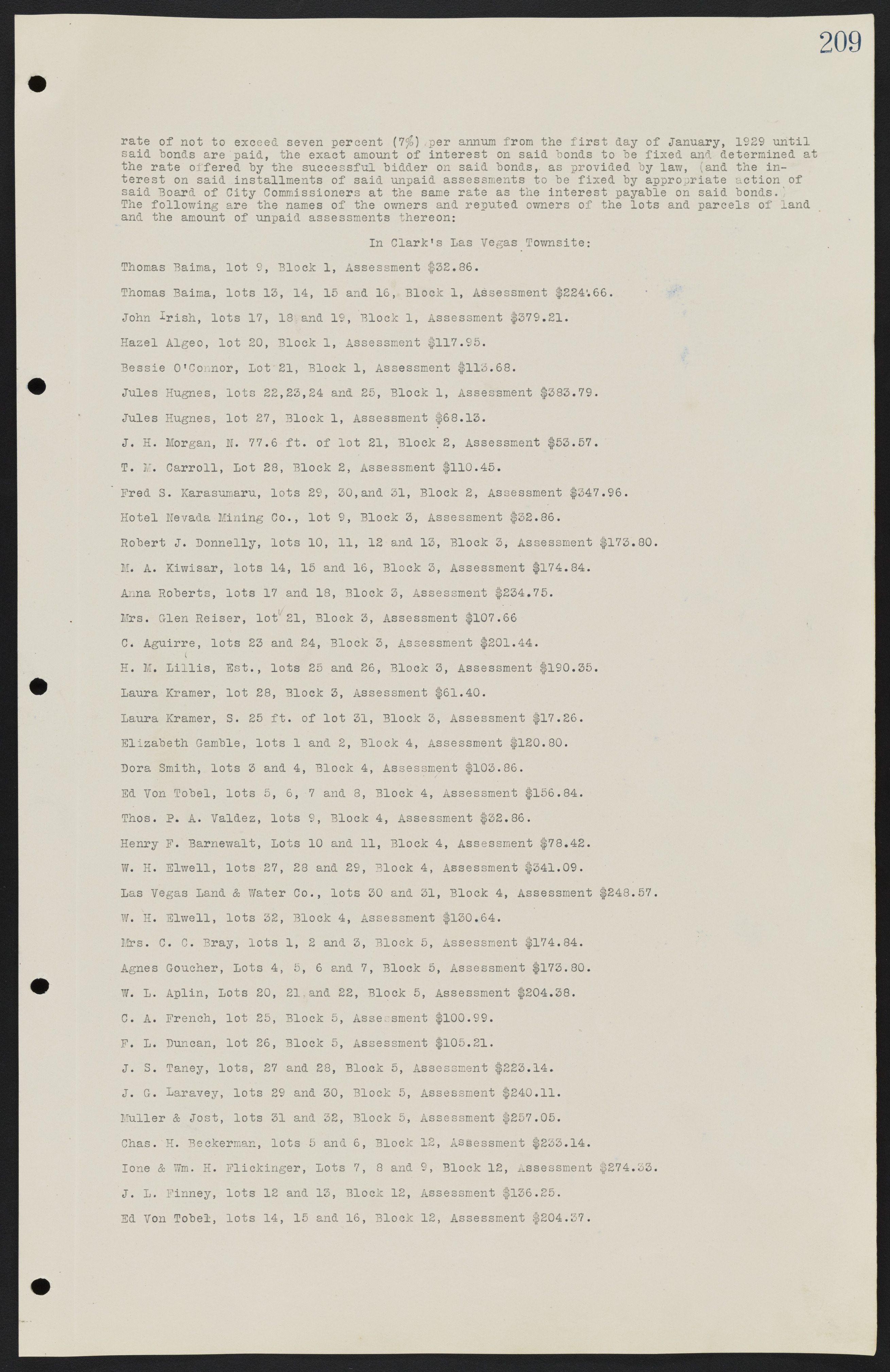 Las Vegas City Ordinances, July 18, 1911 to March 31, 1933, lvc000013-213
