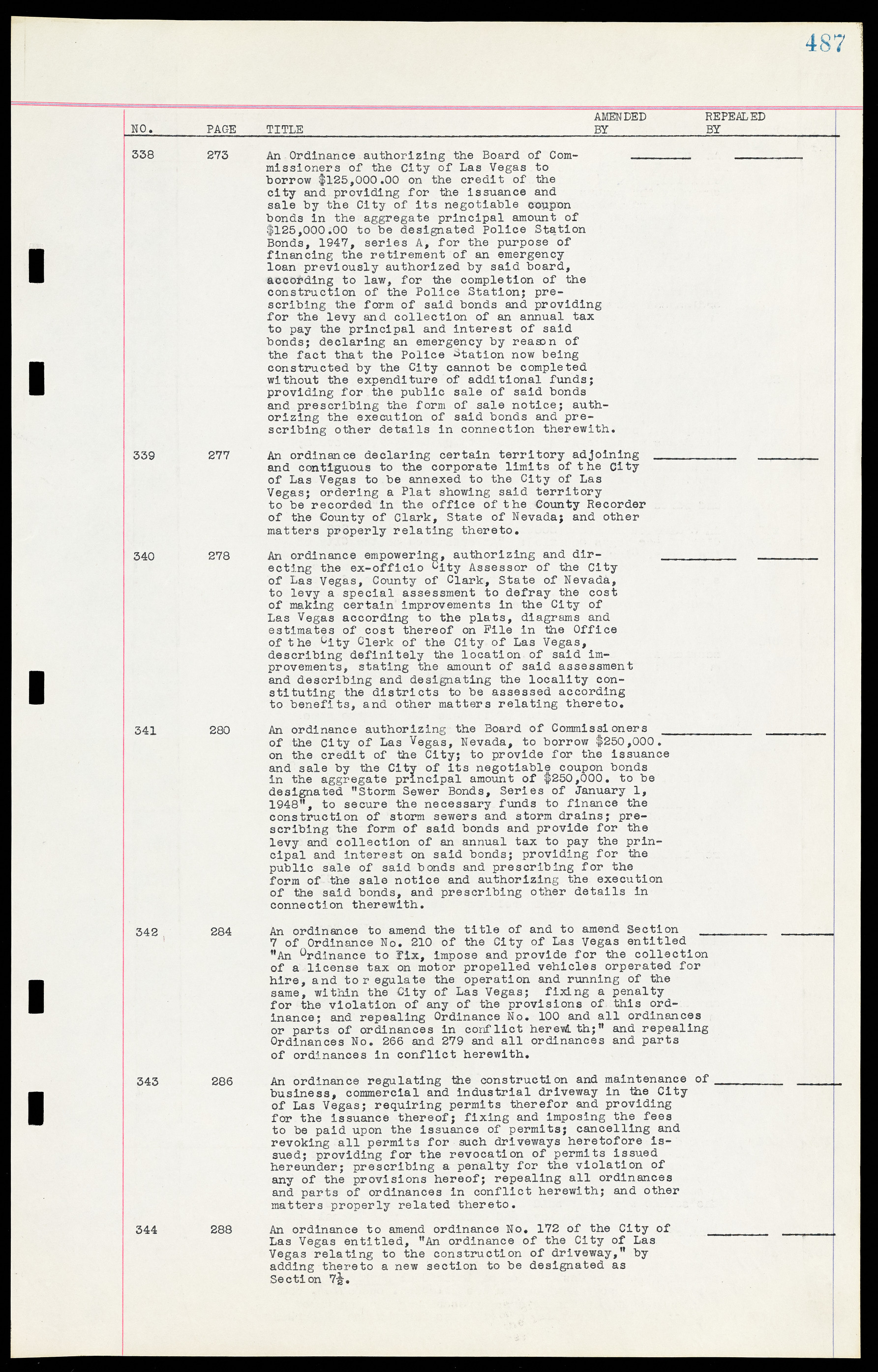 Las Vegas City Ordinances, March 31, 1933 to October 25, 1950, lvc000014-15