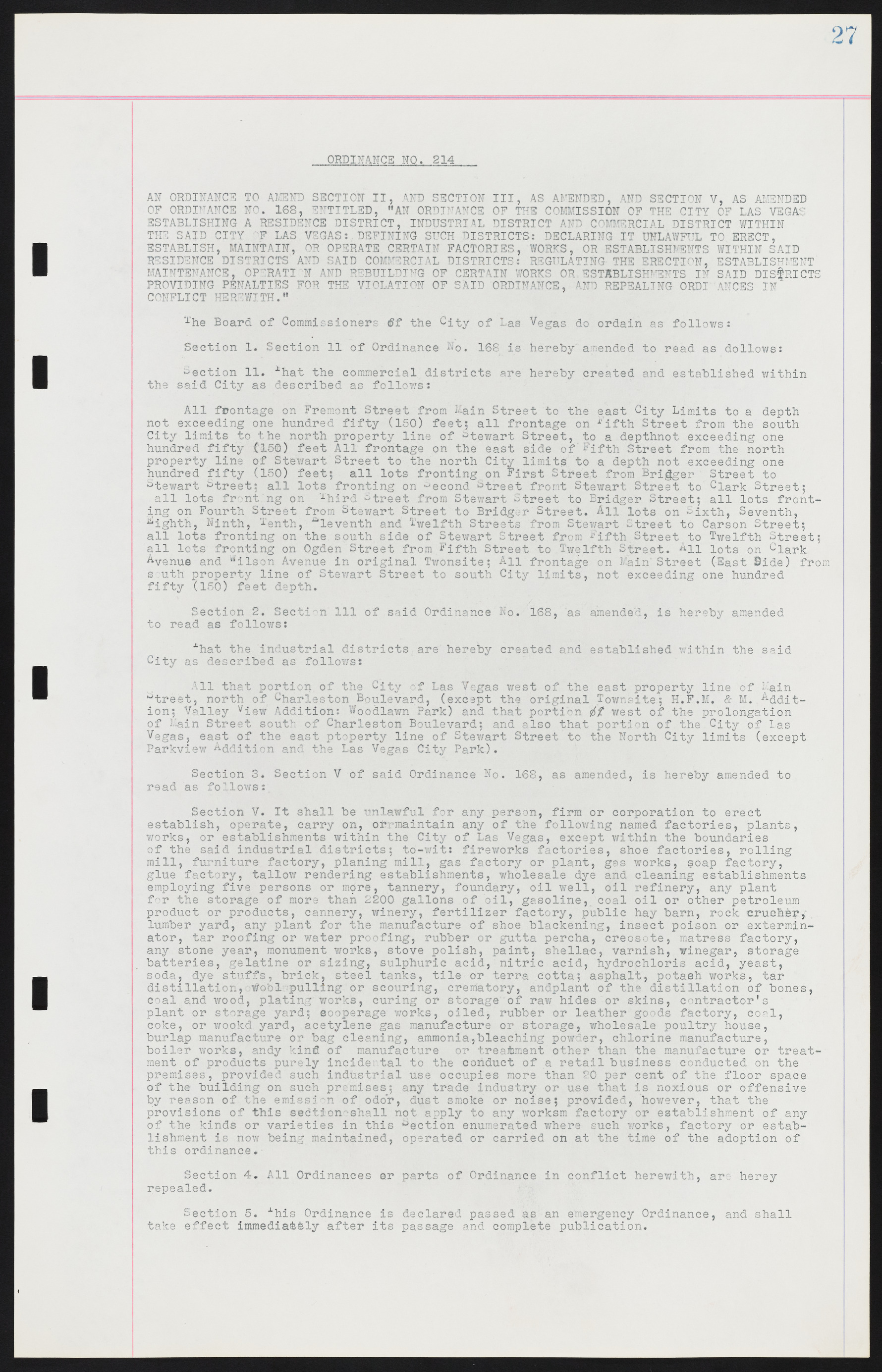 Las Vegas City Ordinances, March 31, 1933 to October 25, 1950, lvc000014-45