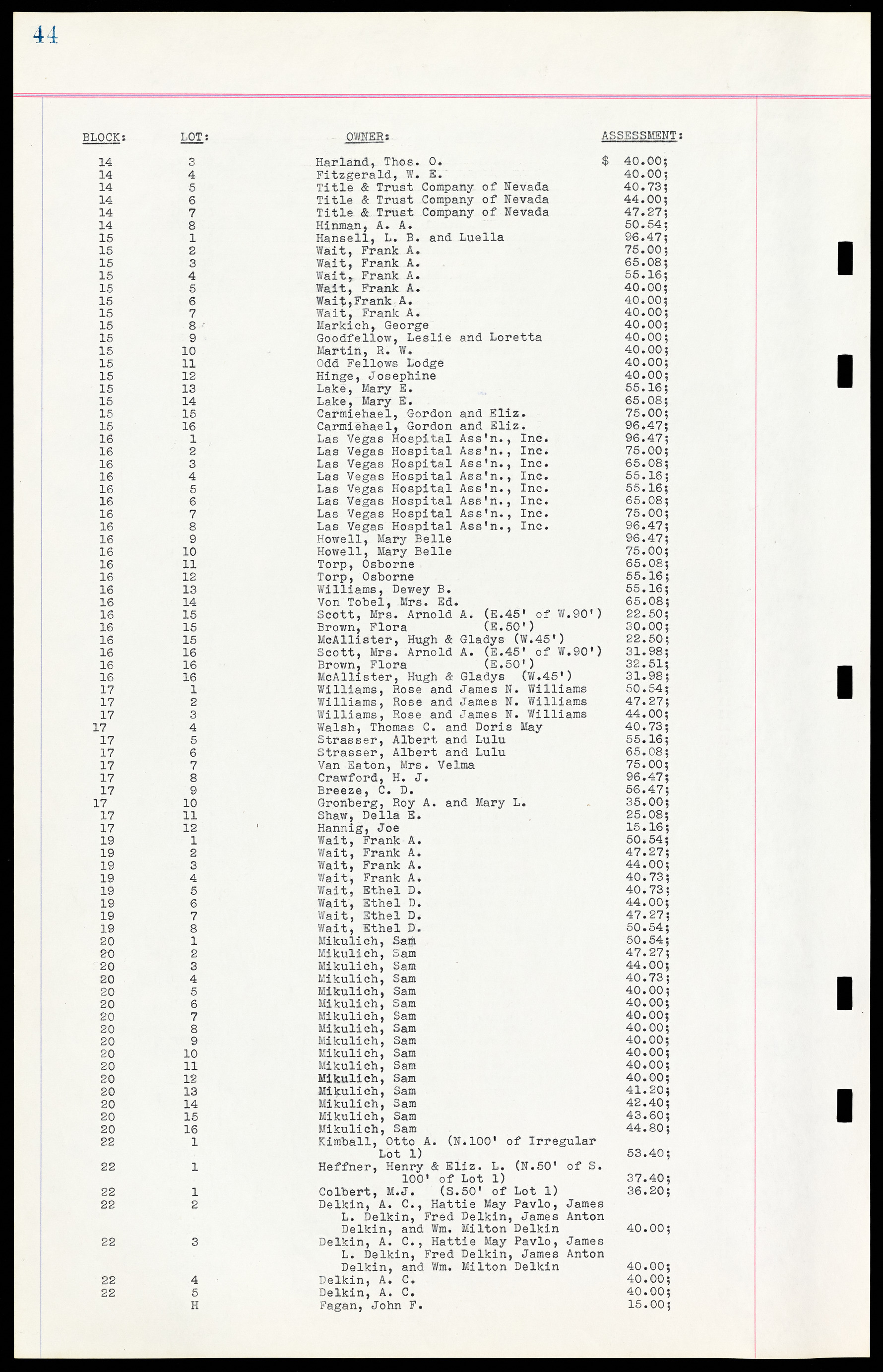 Las Vegas City Ordinances, March 31, 1933 to October 25, 1950, lvc000014-62