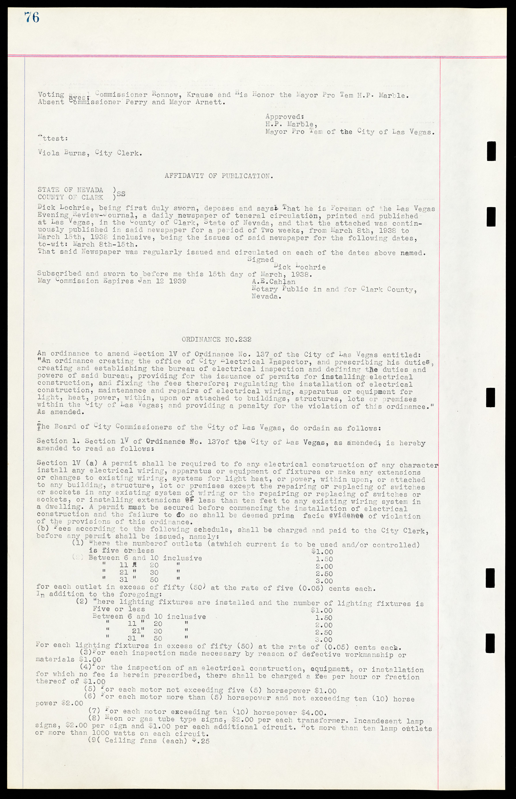 Las Vegas City Ordinances, March 31, 1933 to October 25, 1950, lvc000014-94