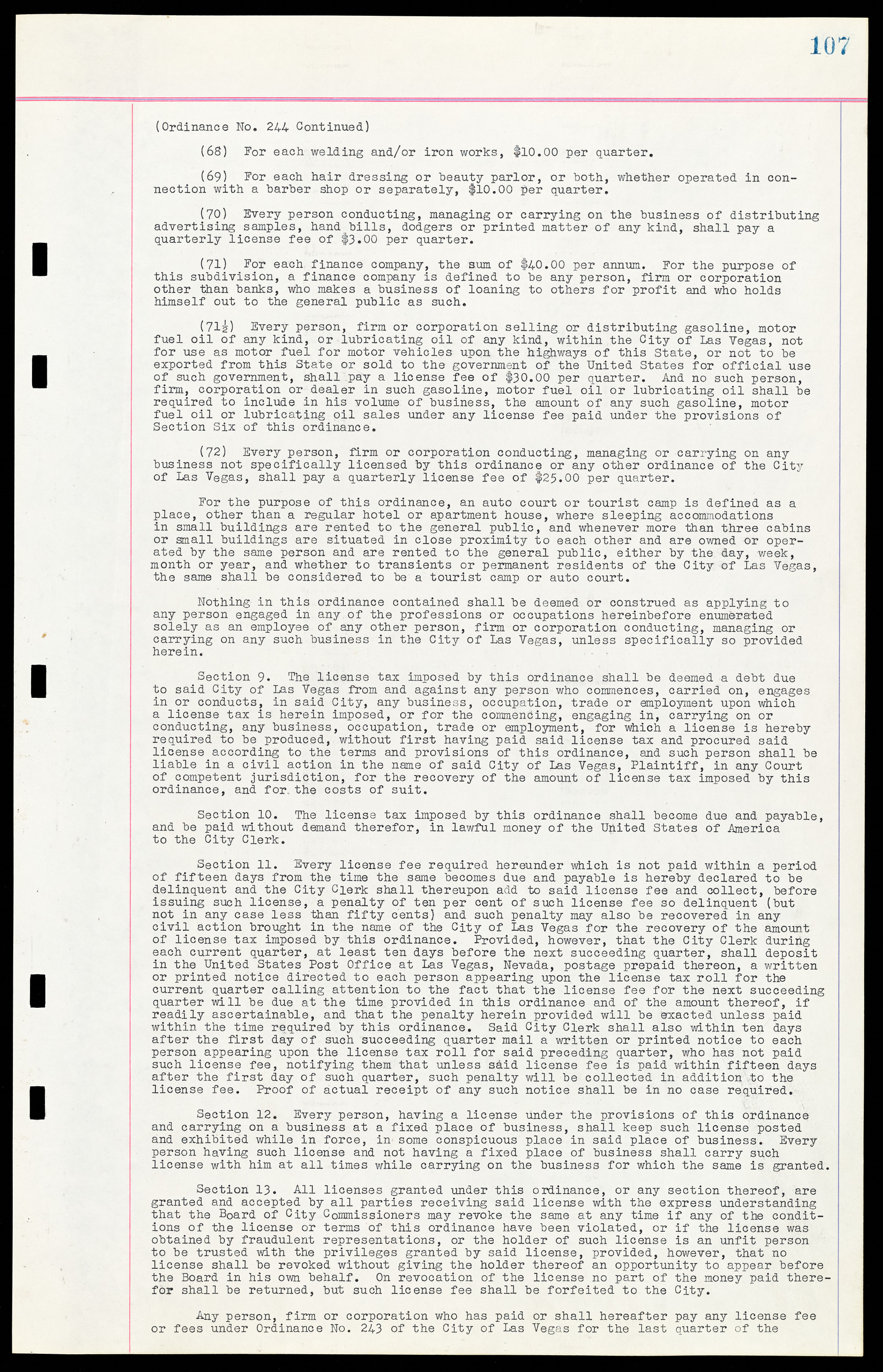 Las Vegas City Ordinances, March 31, 1933 to October 25, 1950, lvc000014-127