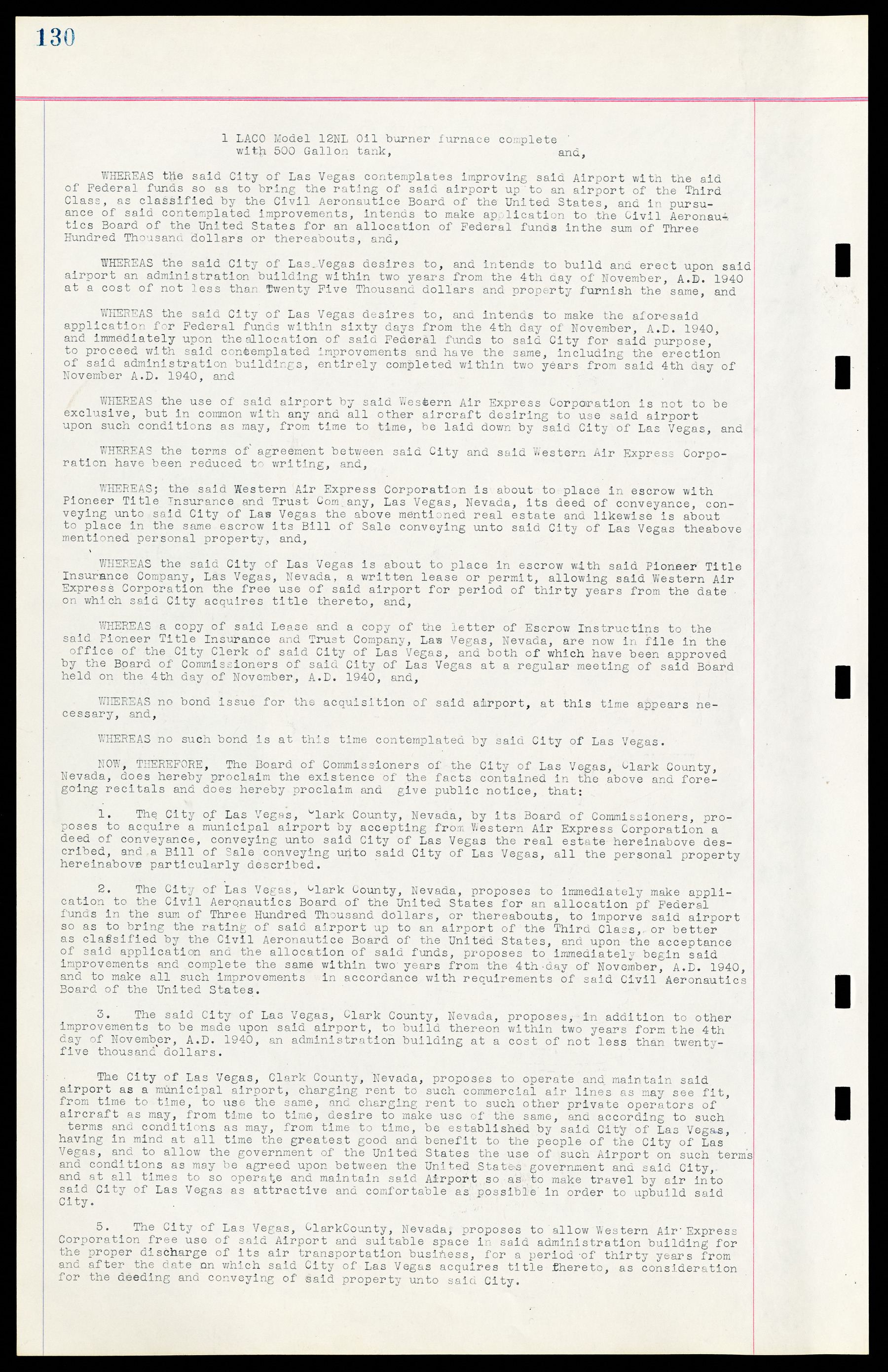 Las Vegas City Ordinances, March 31, 1933 to October 25, 1950, lvc000014-150