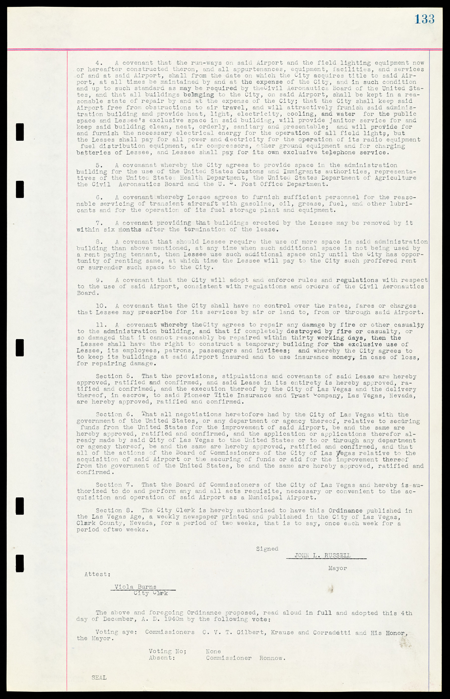 Las Vegas City Ordinances, March 31, 1933 to October 25, 1950, lvc000014-153