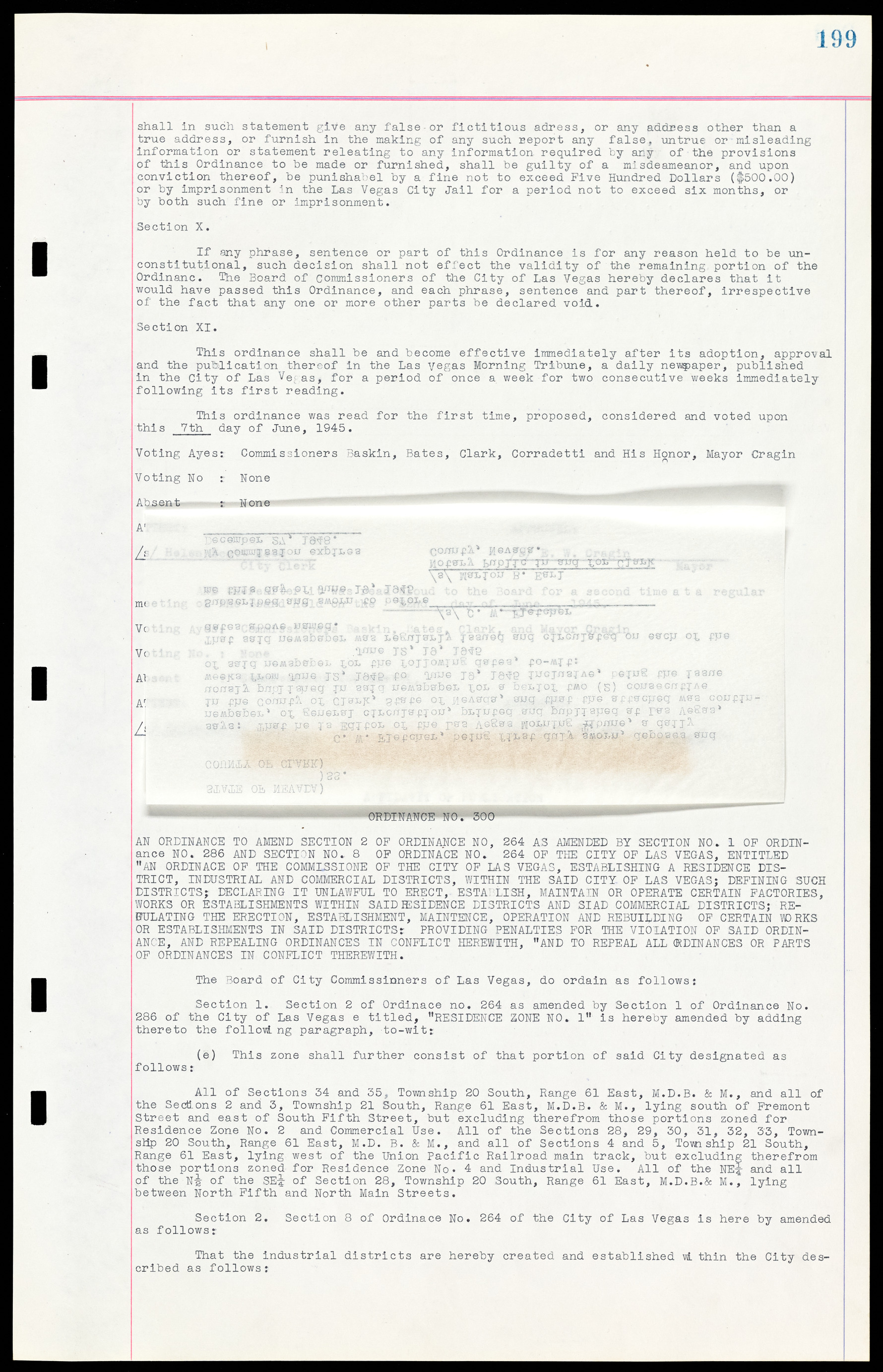 Las Vegas City Ordinances, March 31, 1933 to October 25, 1950, lvc000014-228