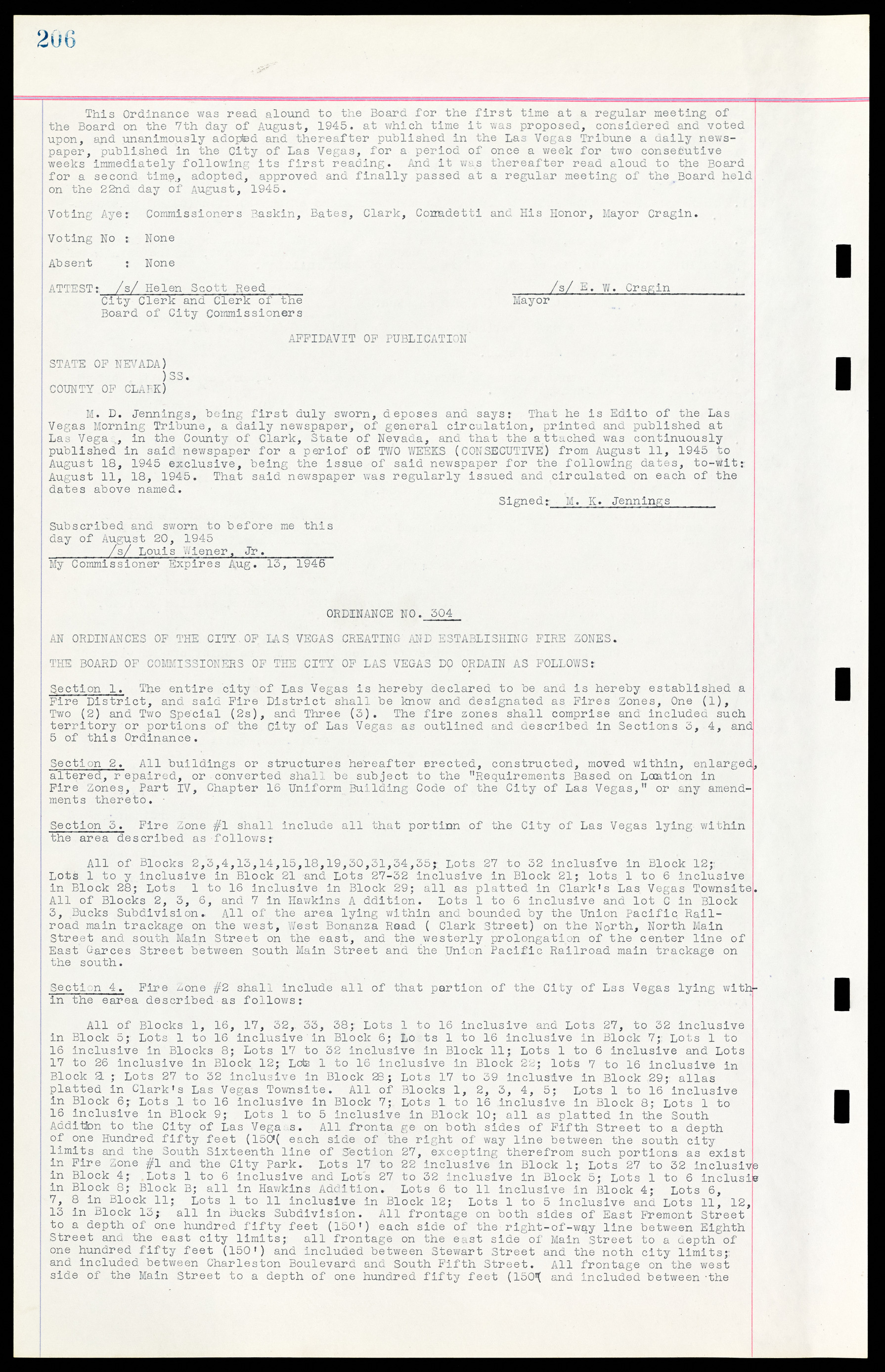 Las Vegas City Ordinances, March 31, 1933 to October 25, 1950, lvc000014-235