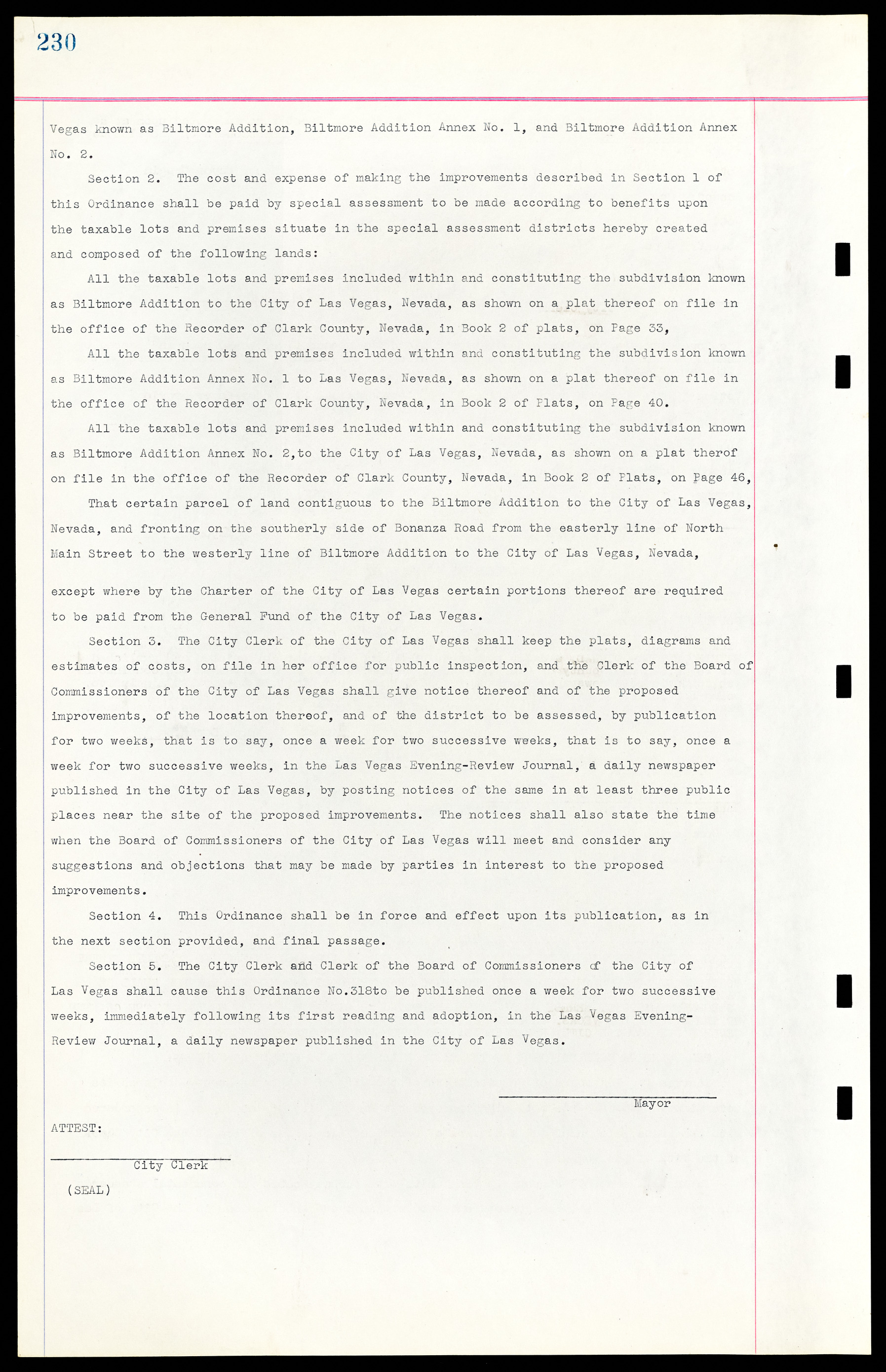 Las Vegas City Ordinances, March 31, 1933 to October 25, 1950, lvc000014-259