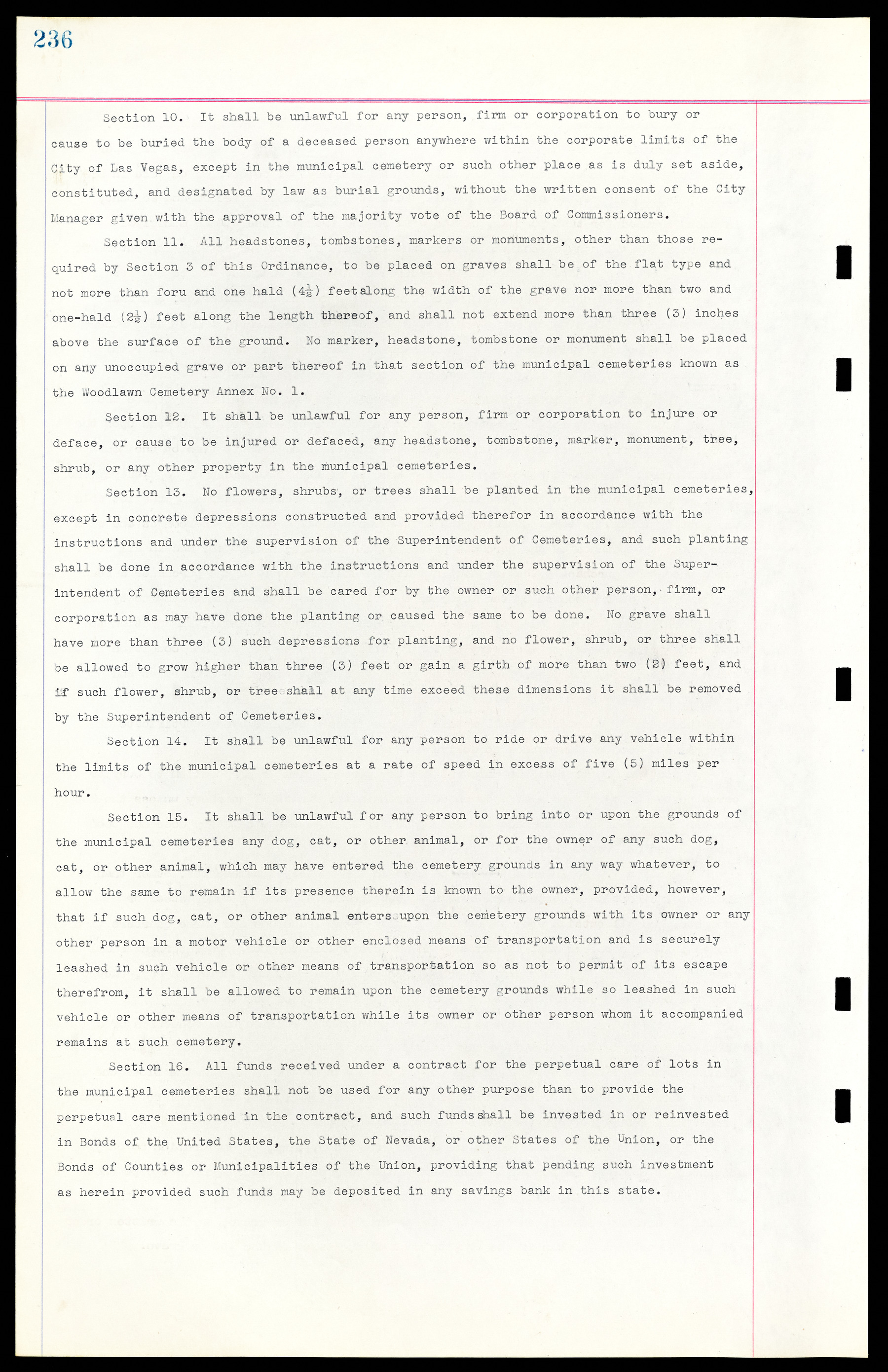 Las Vegas City Ordinances, March 31, 1933 to October 25, 1950, lvc000014-265