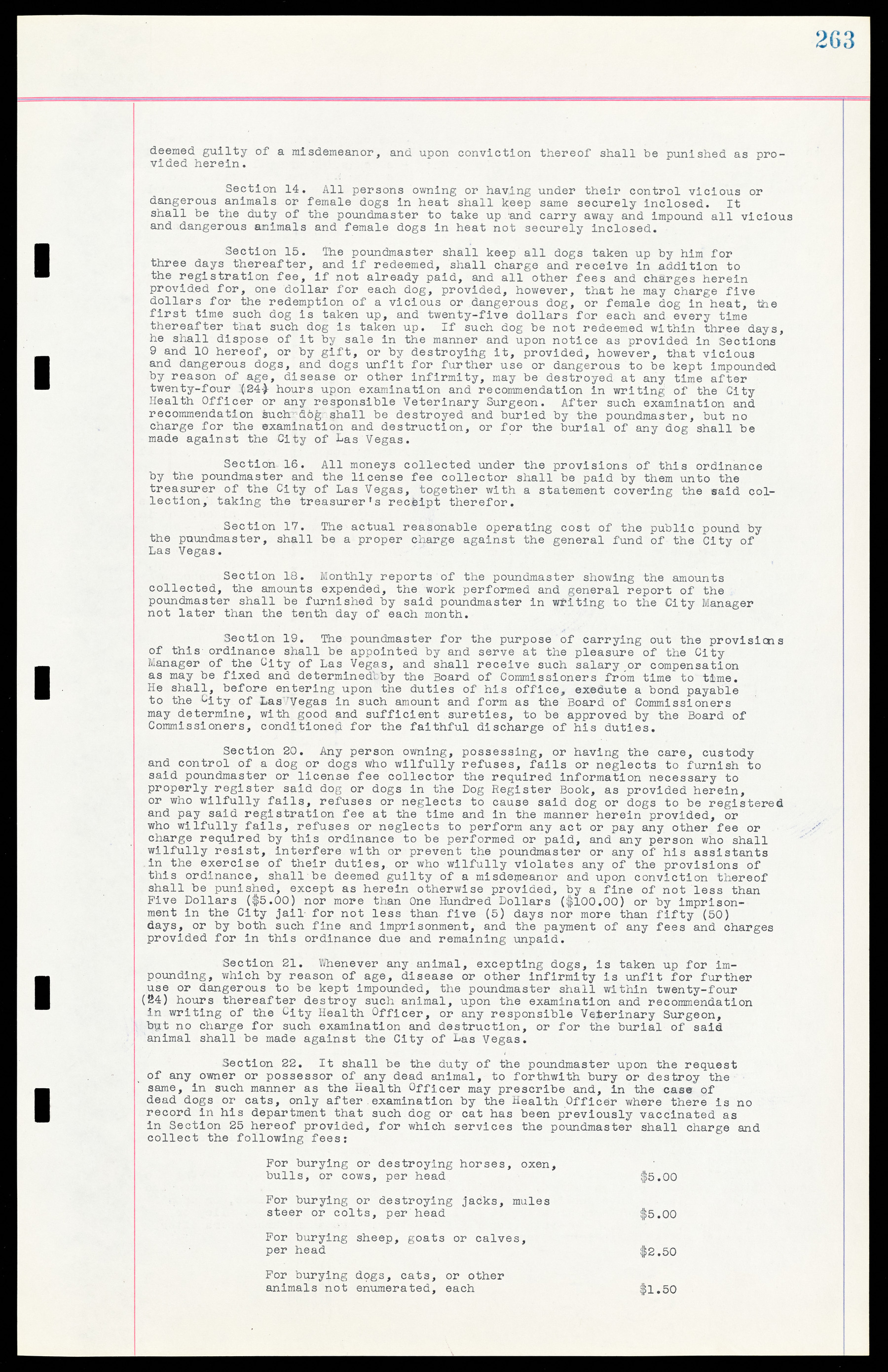 Las Vegas City Ordinances, March 31, 1933 to October 25, 1950, lvc000014-292