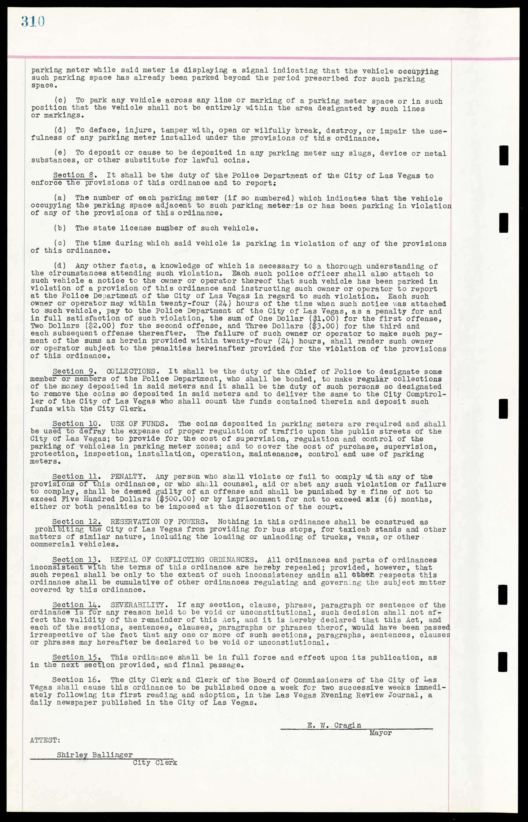 Las Vegas City Ordinances, March 31, 1933 to October 25, 1950, lvc000014-339