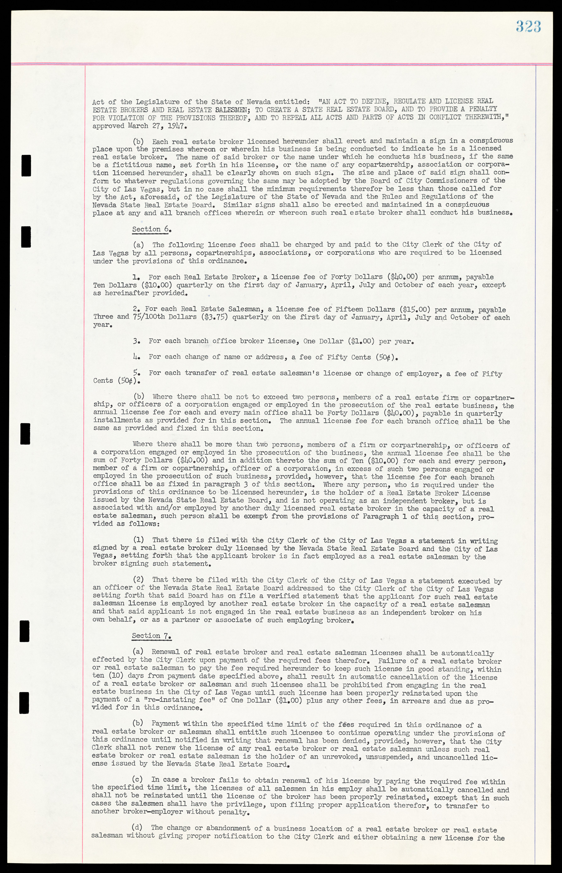 Las Vegas City Ordinances, March 31, 1933 to October 25, 1950, lvc000014-352