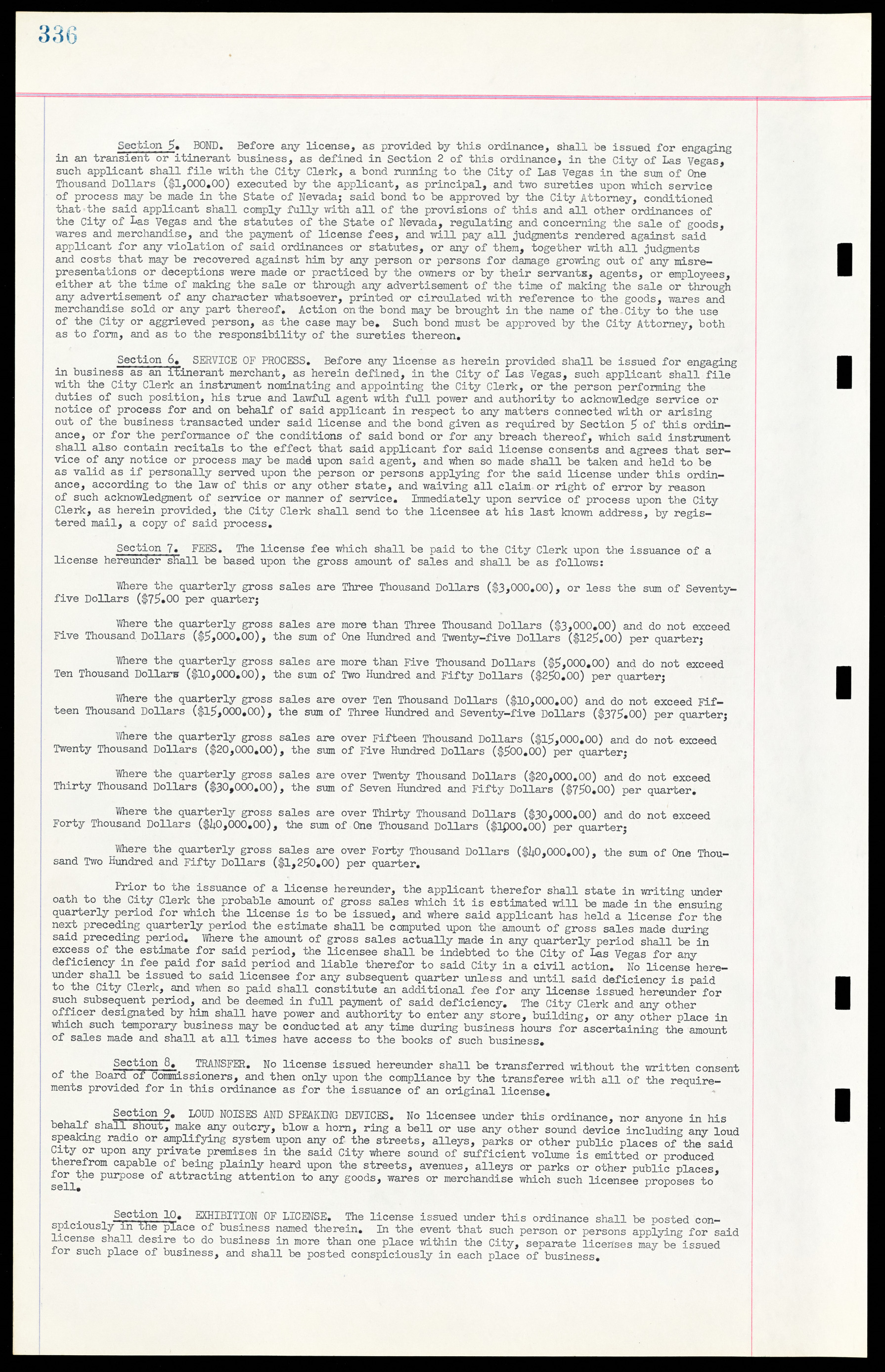 Las Vegas City Ordinances, March 31, 1933 to October 25, 1950, lvc000014-365