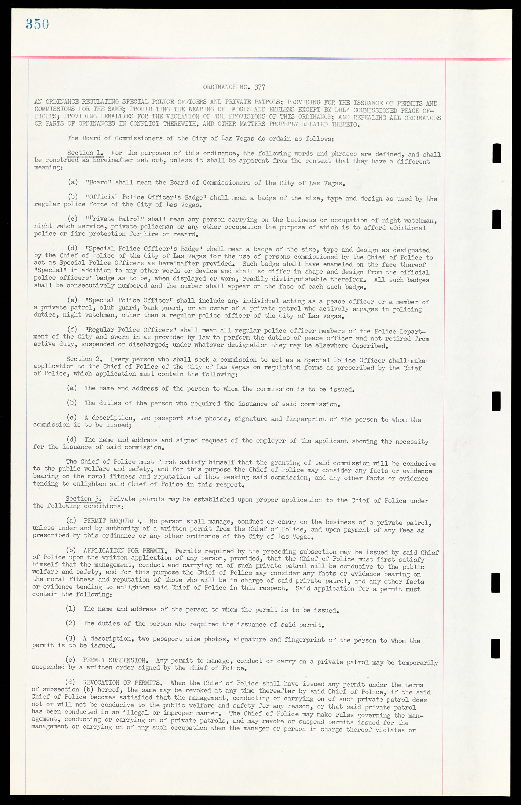 Las Vegas City Ordinances, March 31, 1933 to October 25, 1950, lvc000014-379