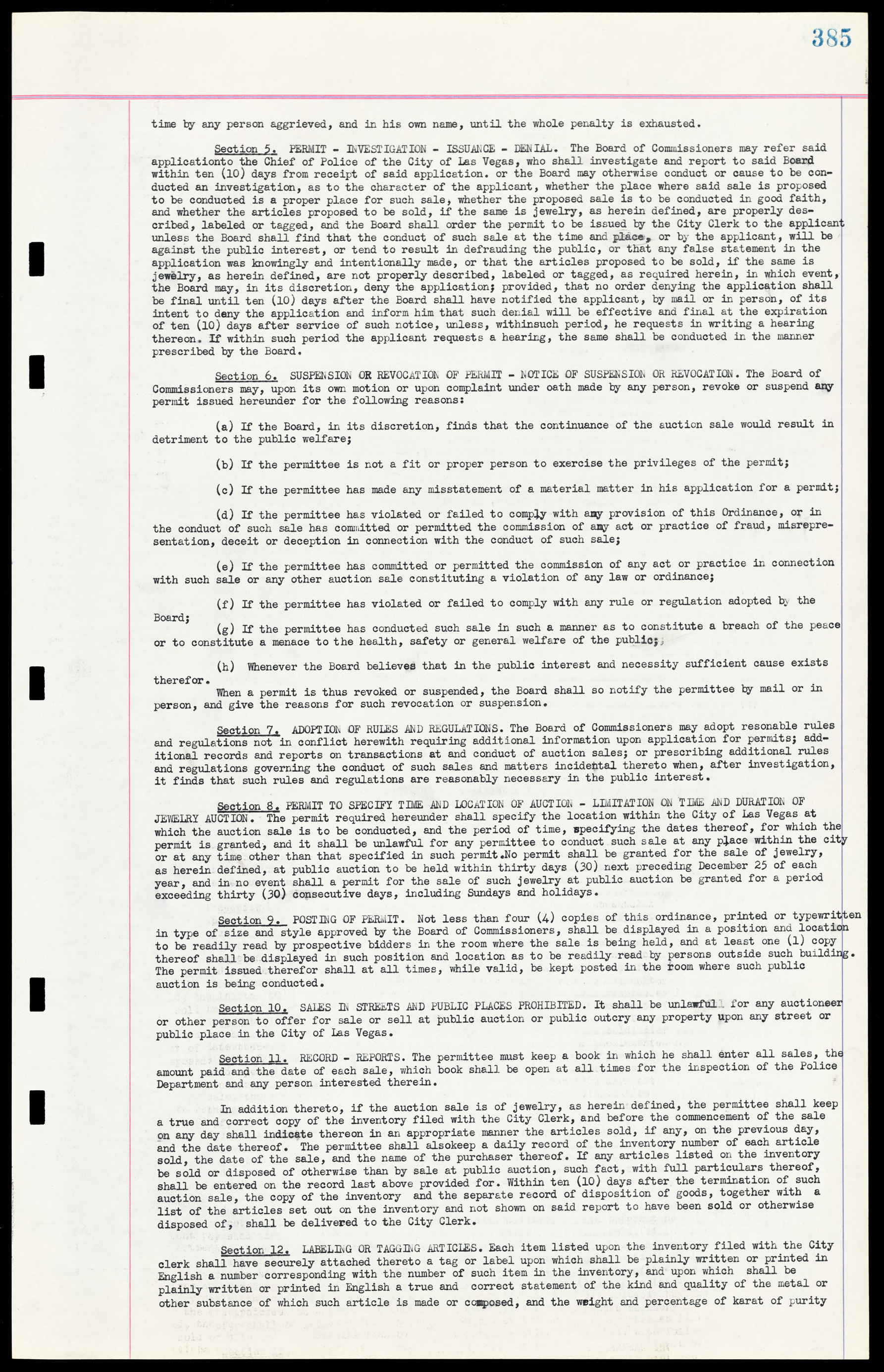 Las Vegas City Ordinances, March 31, 1933 to October 25, 1950, lvc000014-414