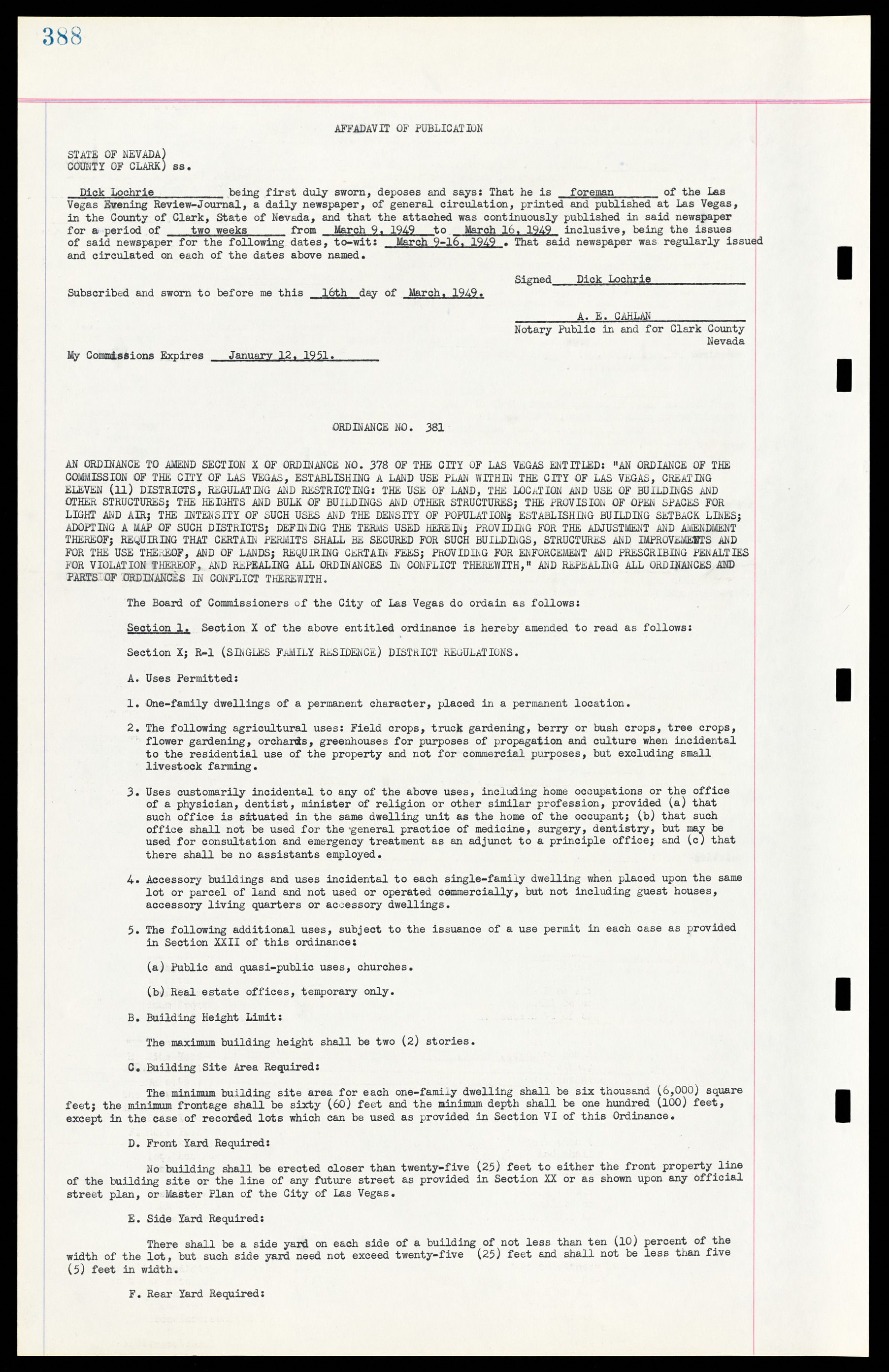 Las Vegas City Ordinances, March 31, 1933 to October 25, 1950, lvc000014-417