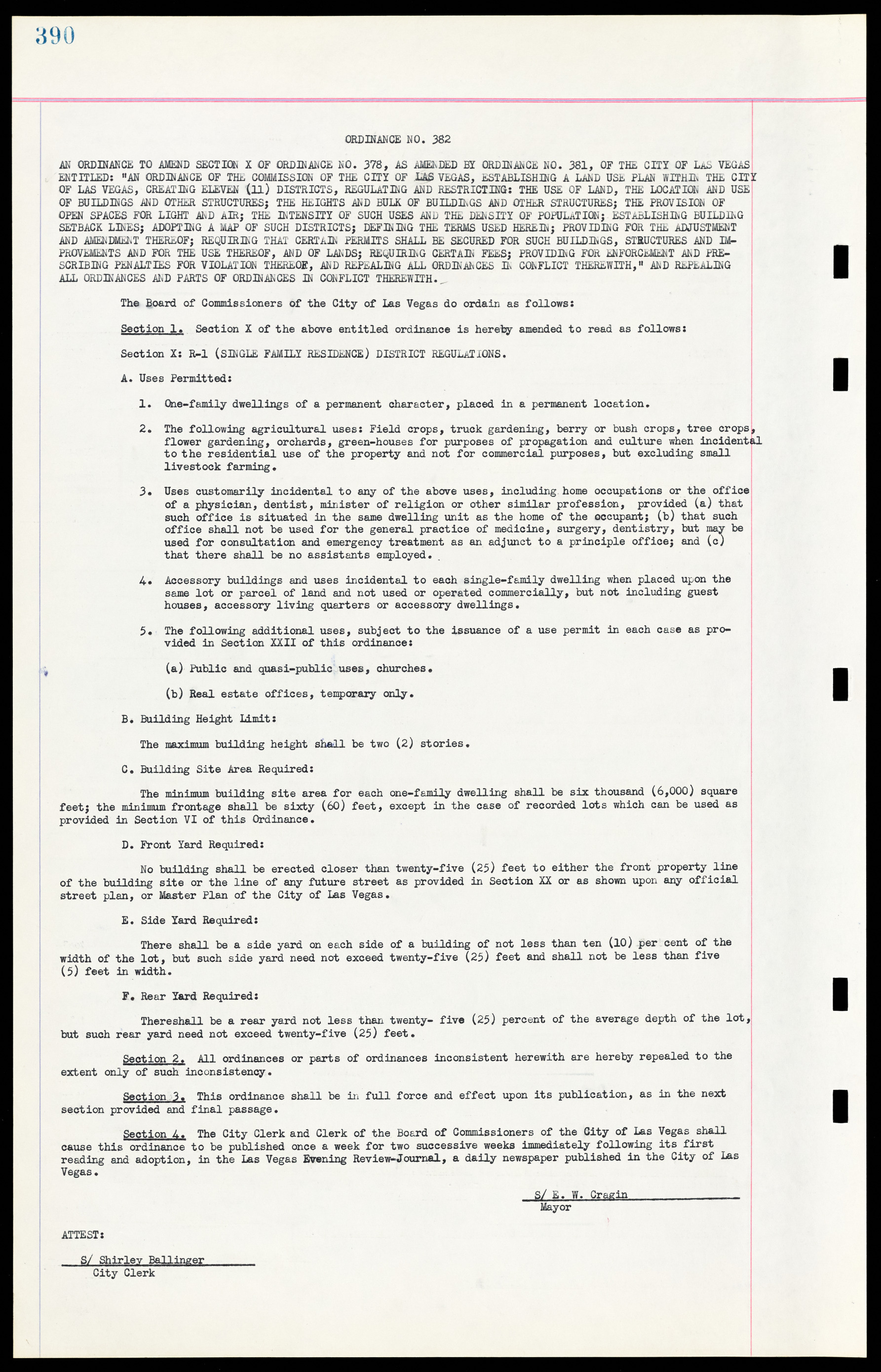Las Vegas City Ordinances, March 31, 1933 to October 25, 1950, lvc000014-419