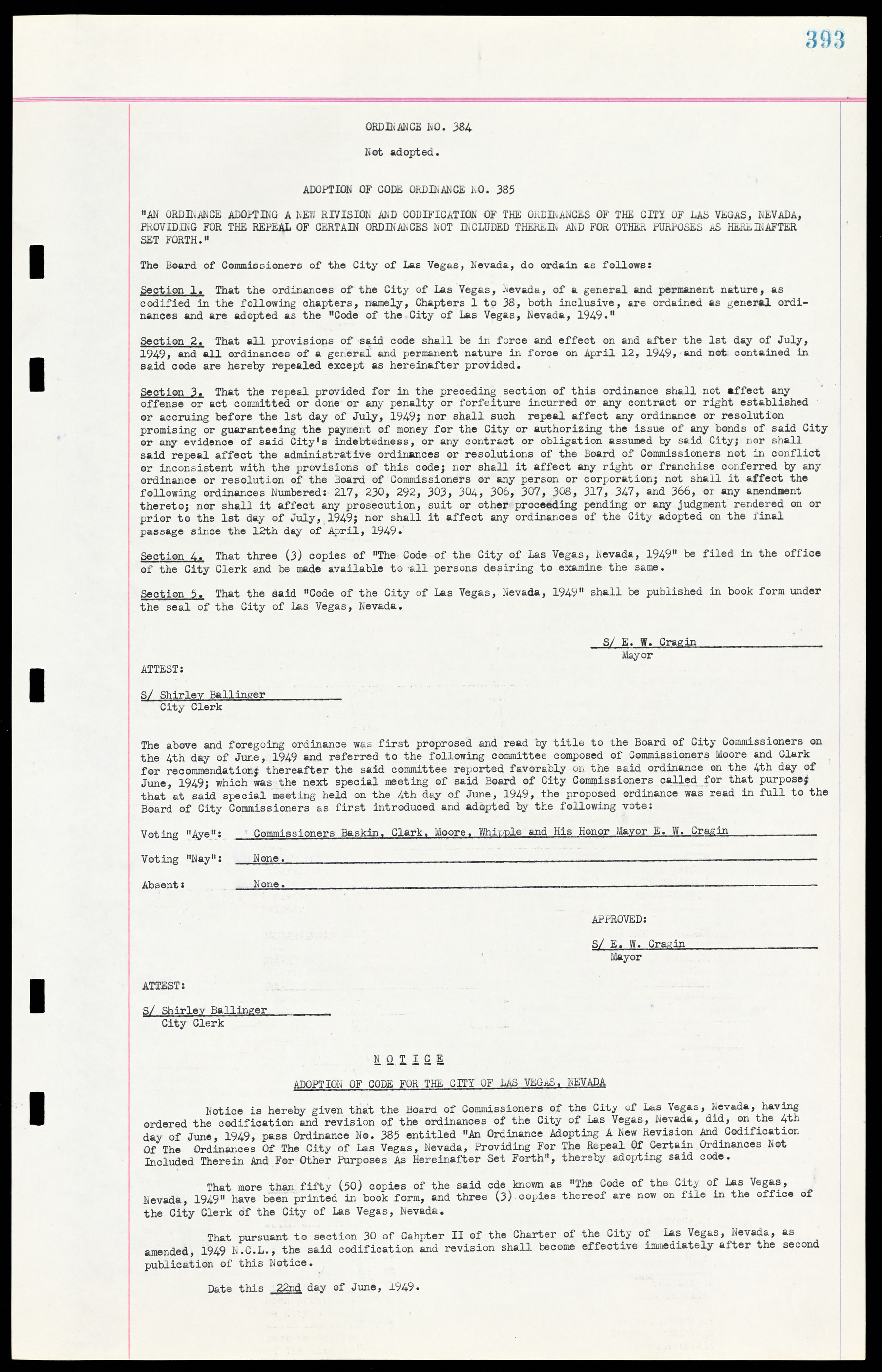 Las Vegas City Ordinances, March 31, 1933 to October 25, 1950, lvc000014-422