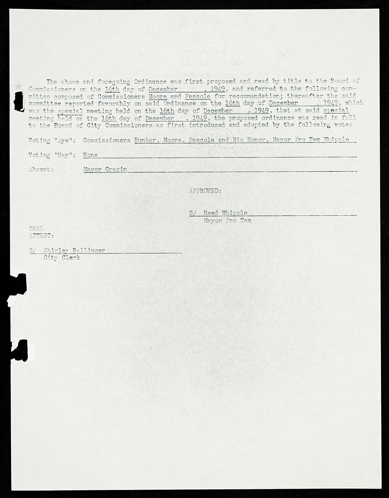 Las Vegas City Ordinances, March 31, 1933 to October 25, 1950, lvc000014-442