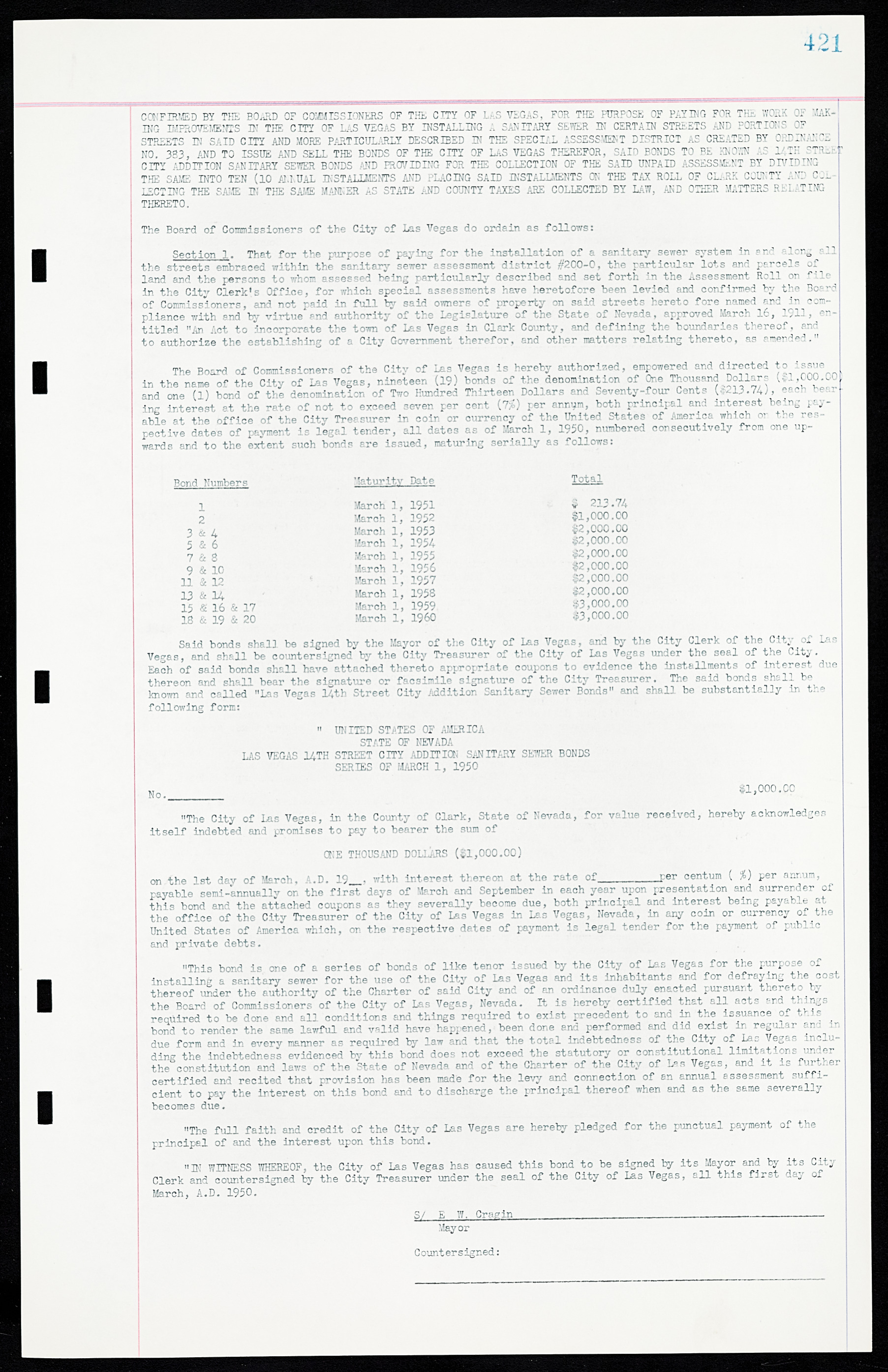 Las Vegas City Ordinances, March 31, 1933 to October 25, 1950, lvc000014-456