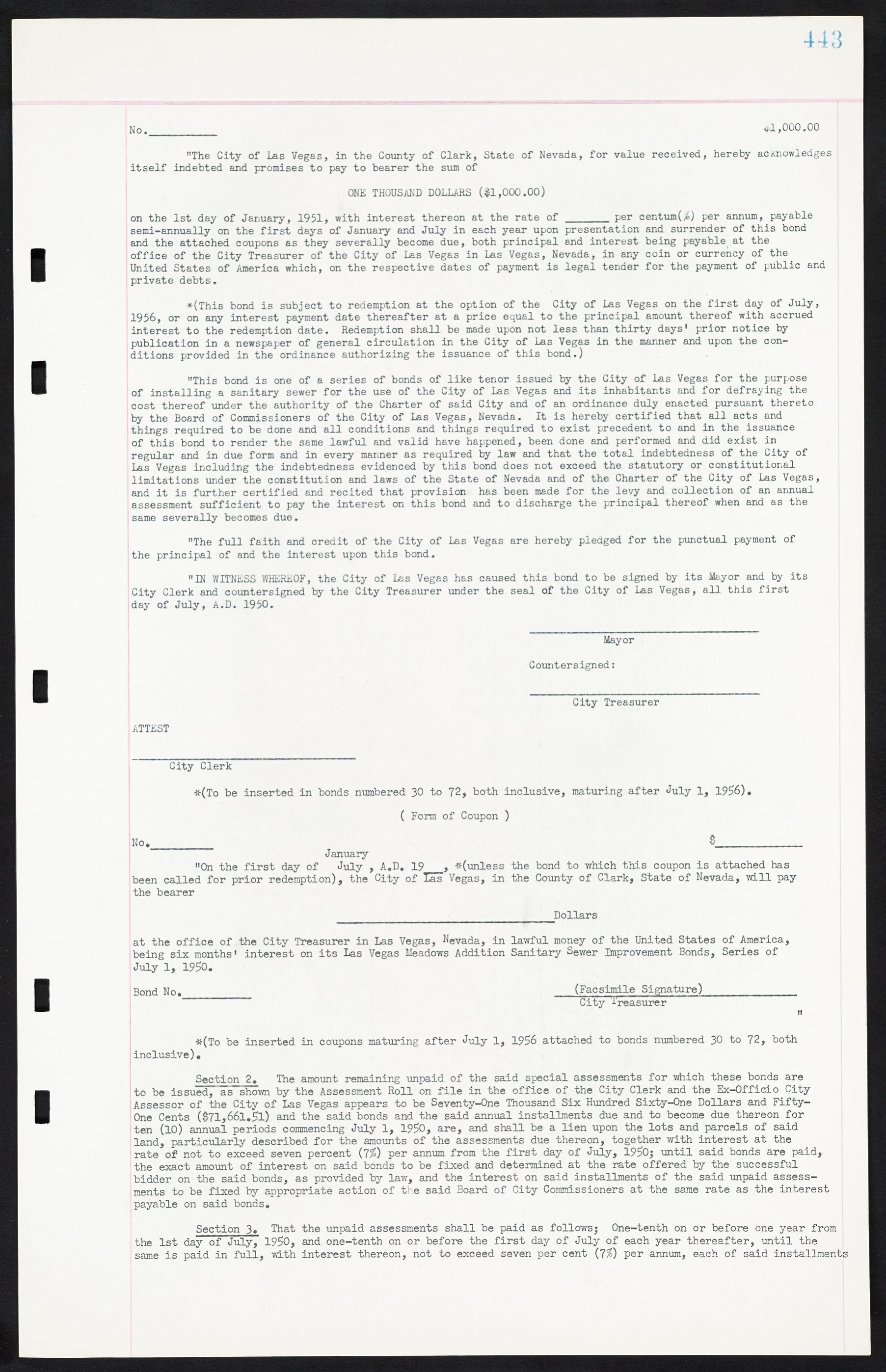 Las Vegas City Ordinances, March 31, 1933 to October 25, 1950, lvc000014-479